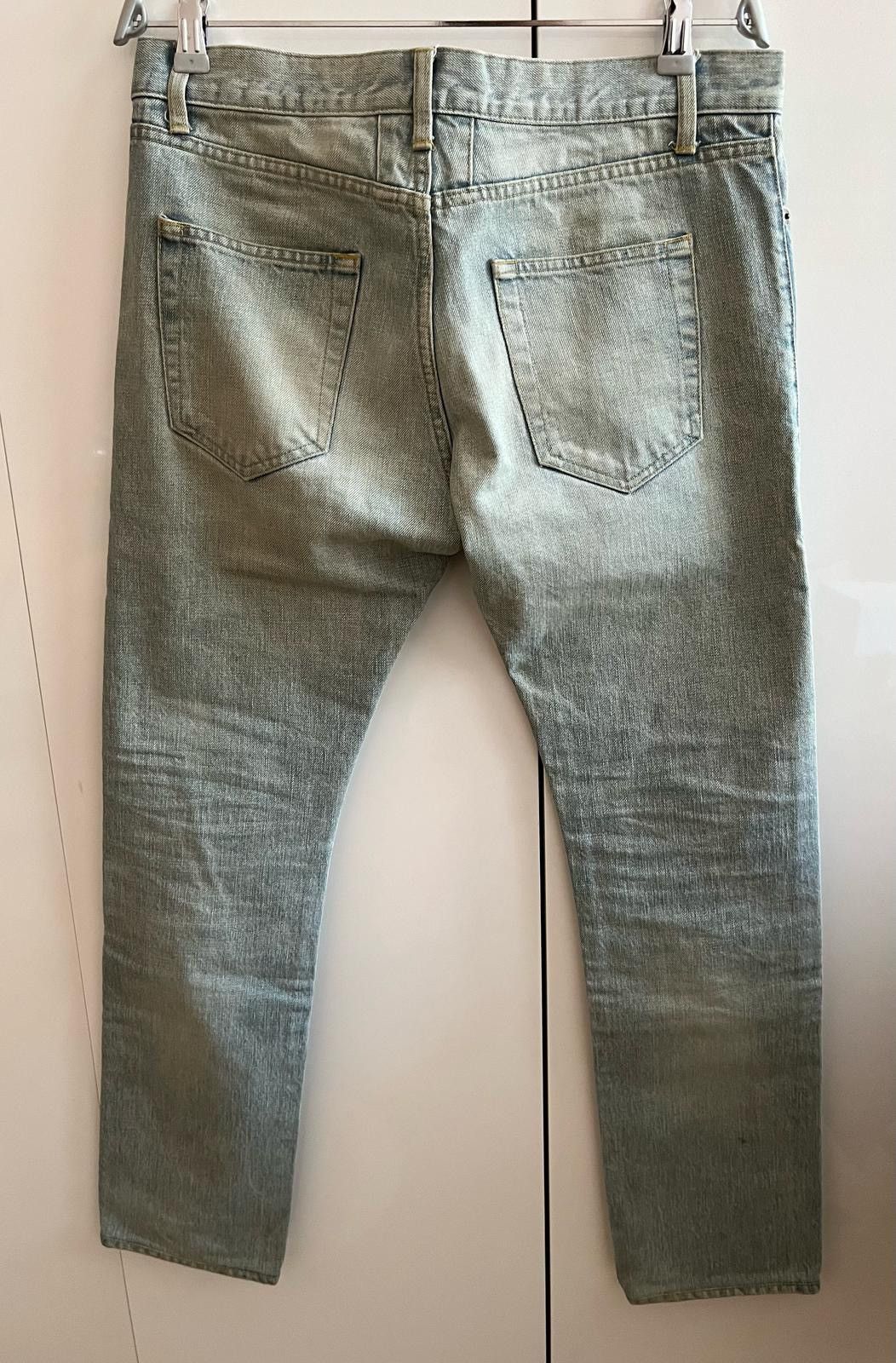 Yves Saint Laurent YSL Hedi Slimane Era Gray Blue Jeans Size US 31 - 5 Thumbnail