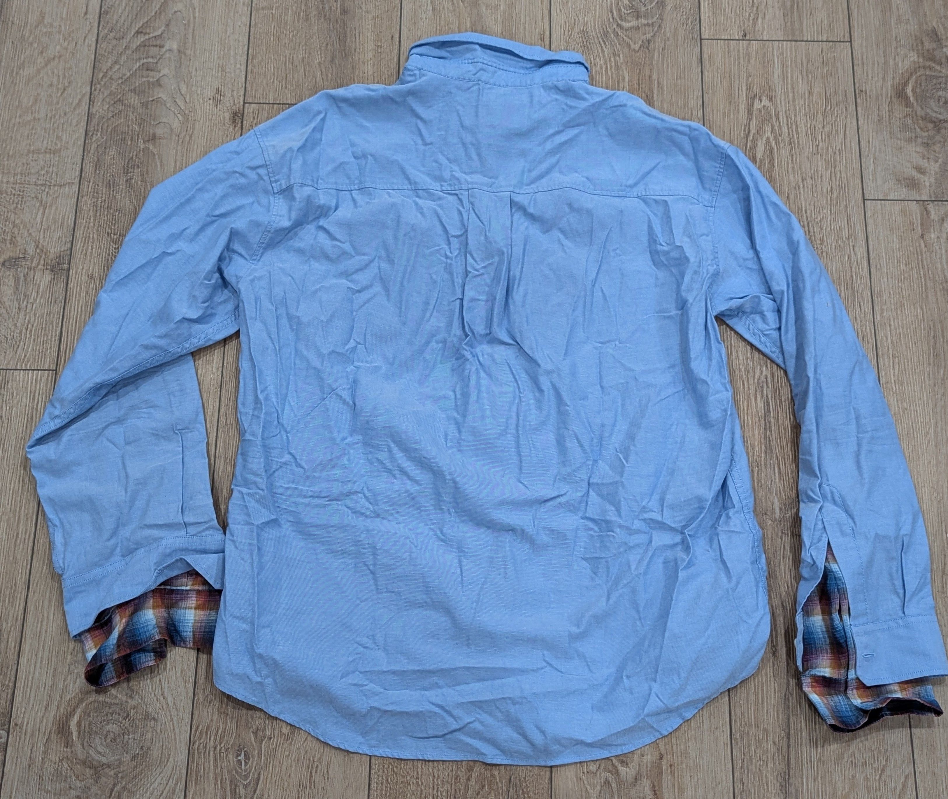 Dsquared2 Dsquared2 Layered LS Button Up Oxford Shirt Light Blue 52 Size US L / EU 52-54 / 3 - 3 Thumbnail