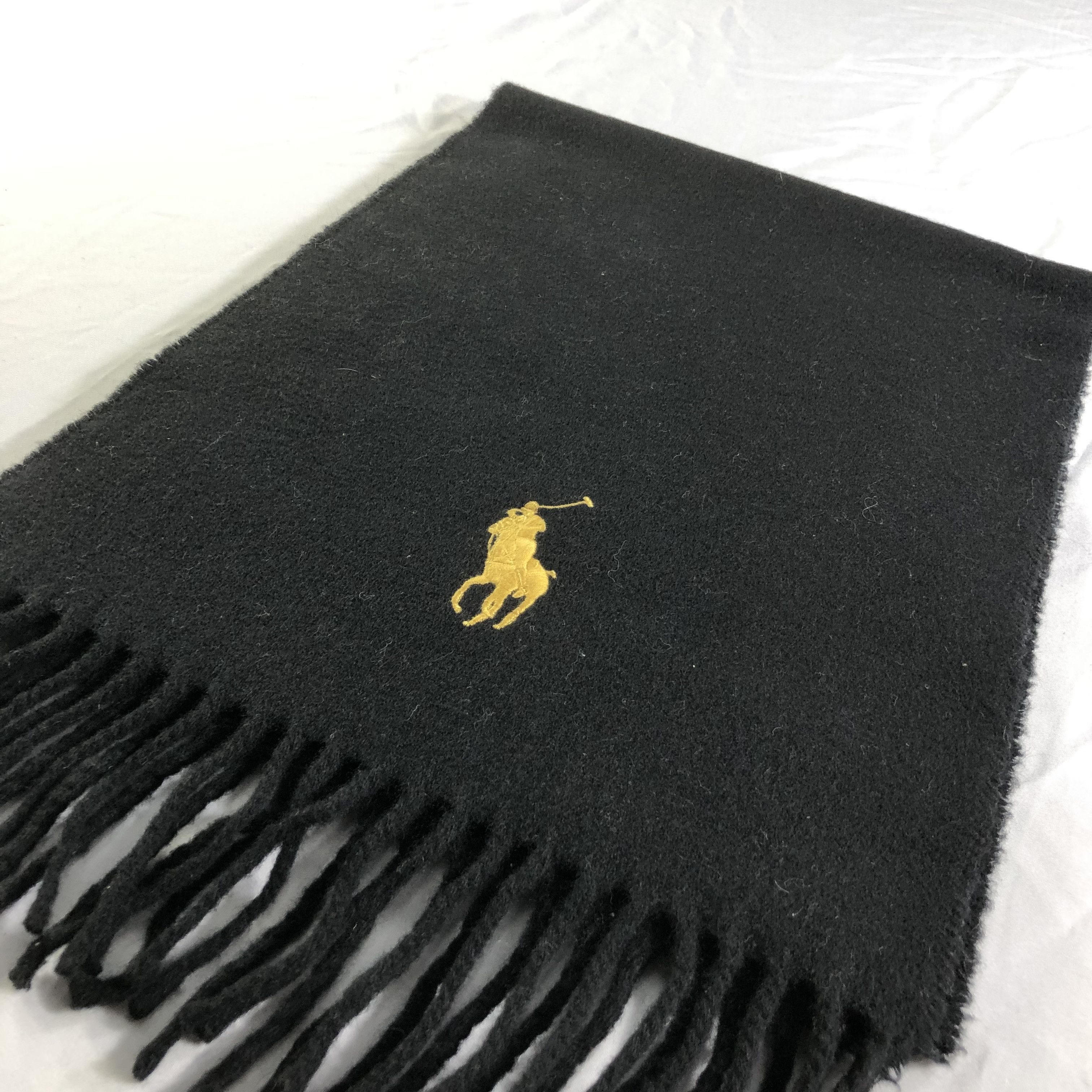 Polo Ralph Lauren Polo Ralph Lauren Wool Scarf Muffler Neckwear V2209 Size ONE SIZE - 3 Thumbnail