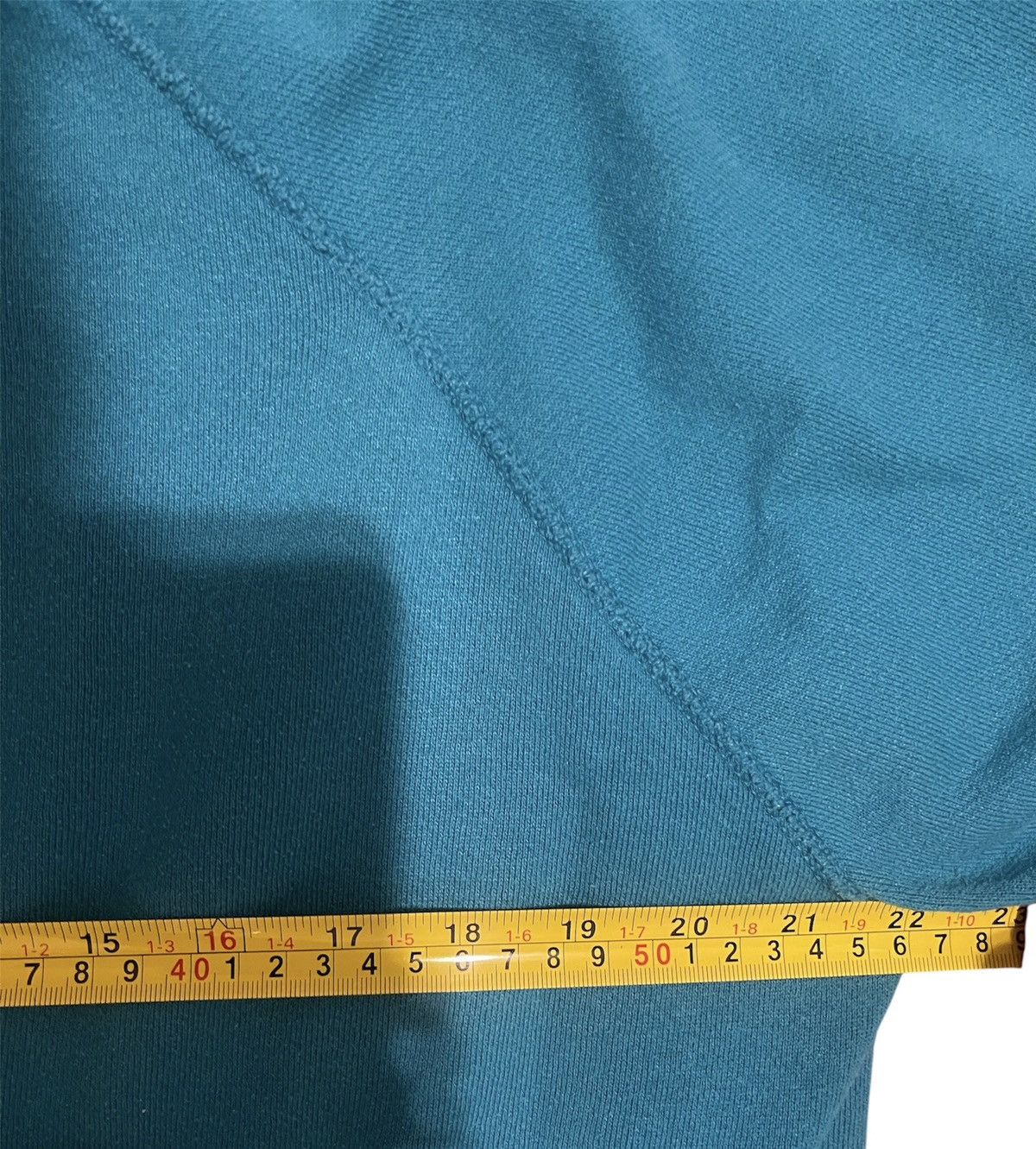 Tultex × Vintage Vintage Men Tultex Boxy Fit Teal Blank Sweatshirt Sz L Size US L / EU 52-54 / 3 - 4 Thumbnail