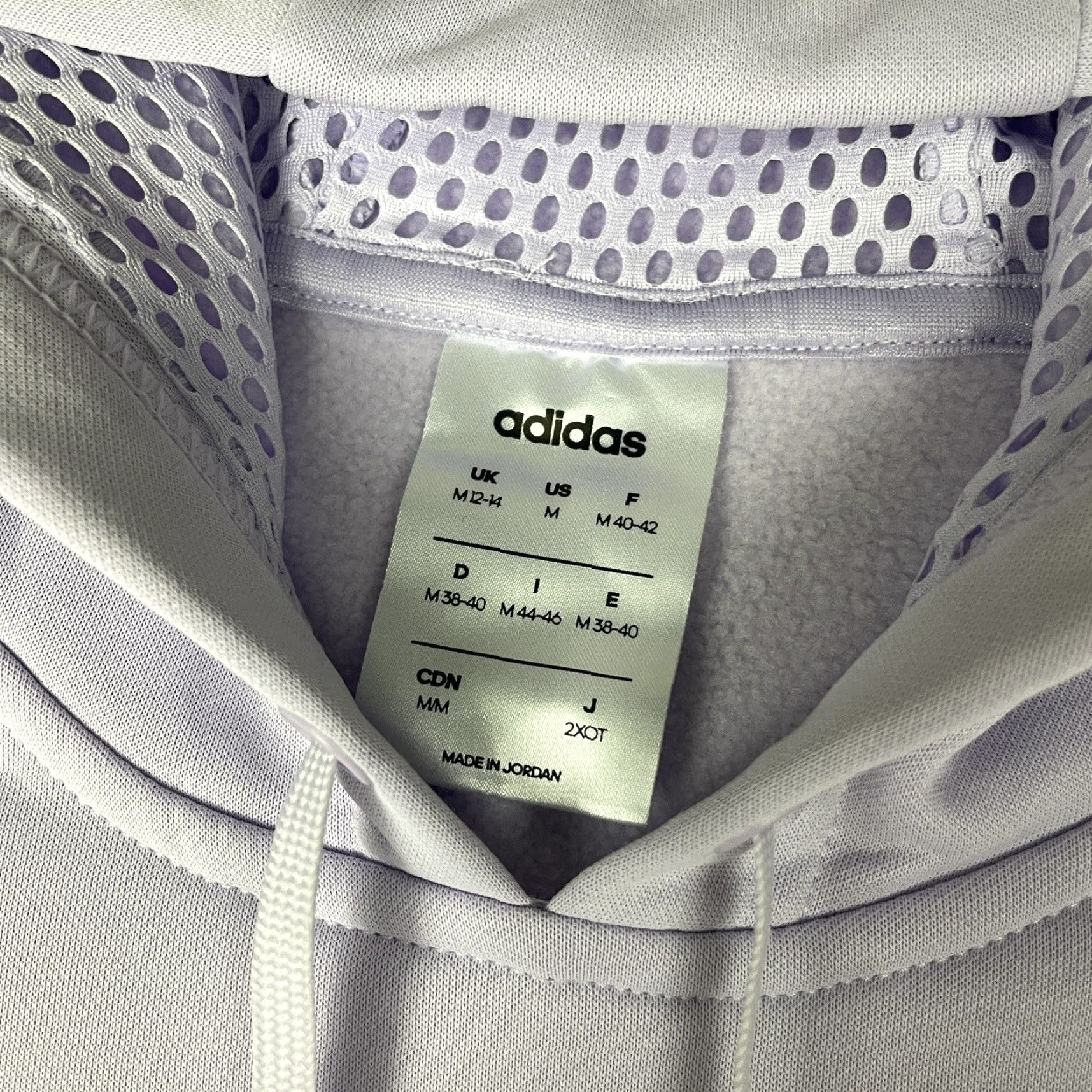 Adidas Adidas Sweatshirt Adult M Purple Hoodie Pullover Logo Pockets Crew Neck Athletic Sports - Adults Mens Hoodie Size US M / EU 48-50 / 2 - 4 Thumbnail