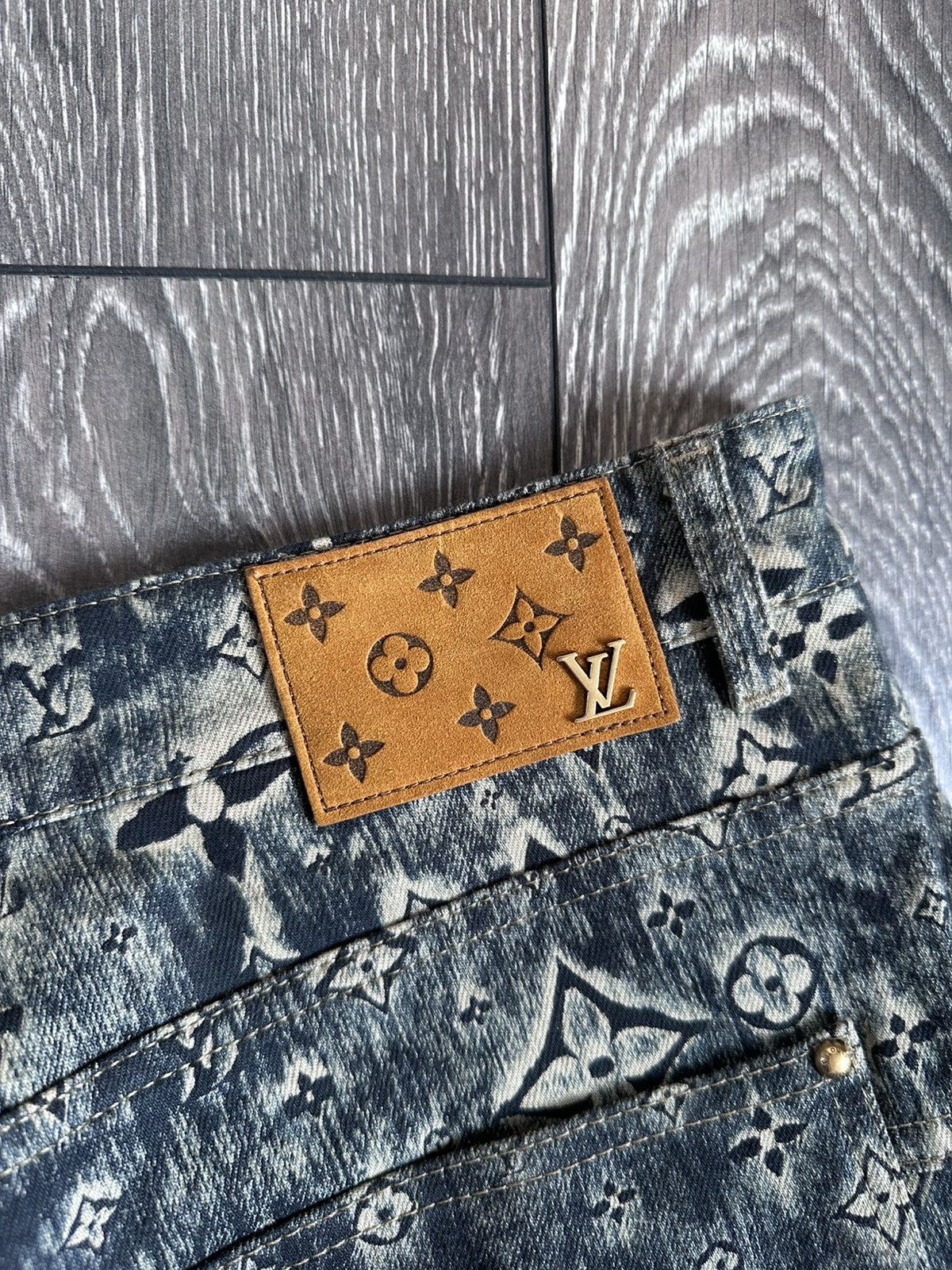 Louis Vuitton louis vuitton dark blue star monogram cargo pants new Size US 32 / EU 48 - 5 Thumbnail