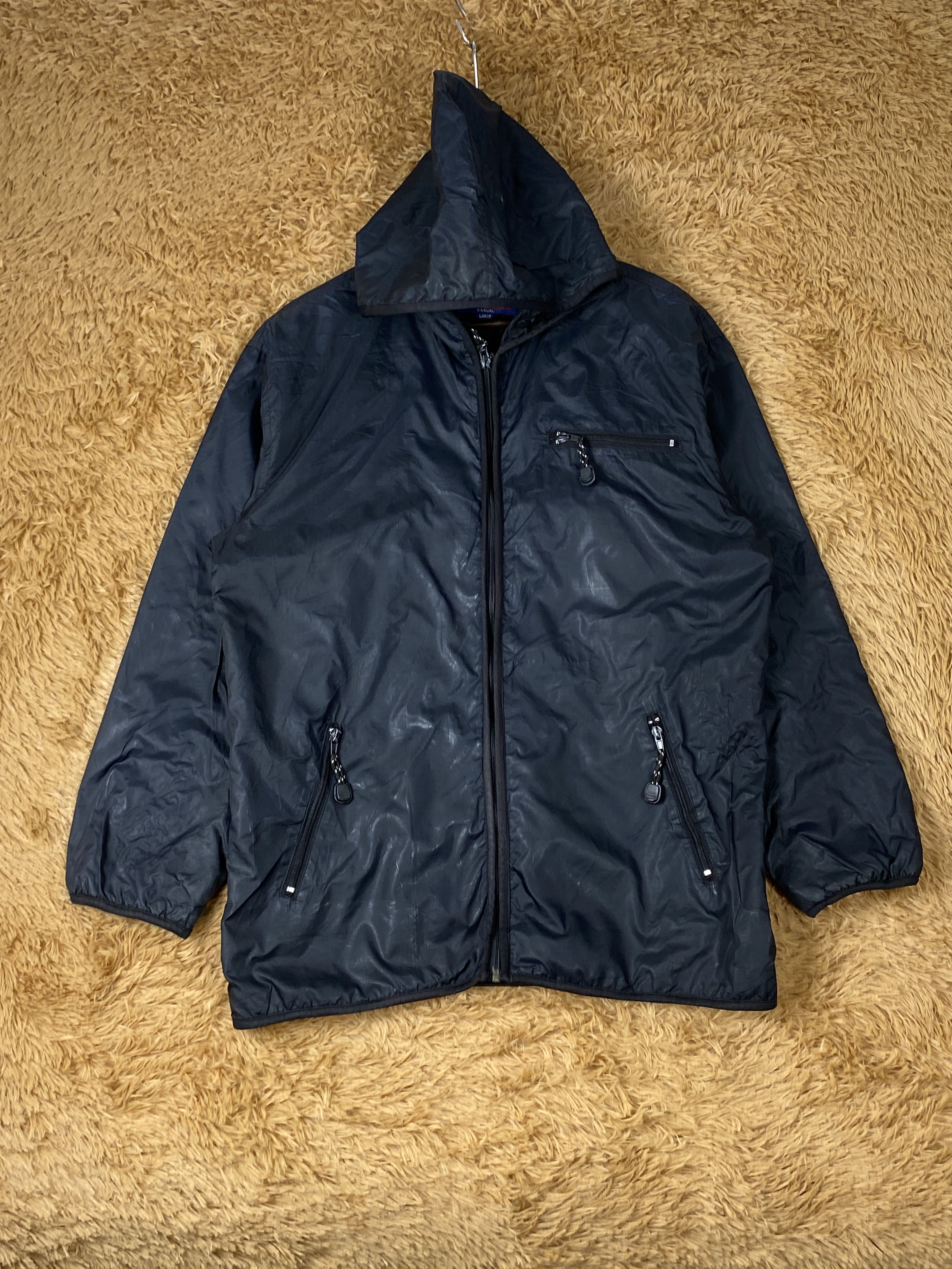 Japanese Brand × Vintage Vintage Synthetic Hoodie Jacket Size US S / EU 44-46 / 1 - 1 Thumbnail