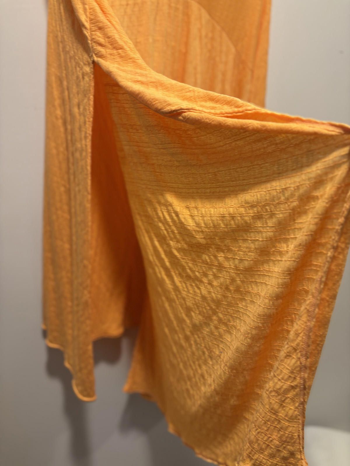 Free People Free People Beach Orange Coverup Tunic OSFM Size ONE SIZE - 4 Thumbnail