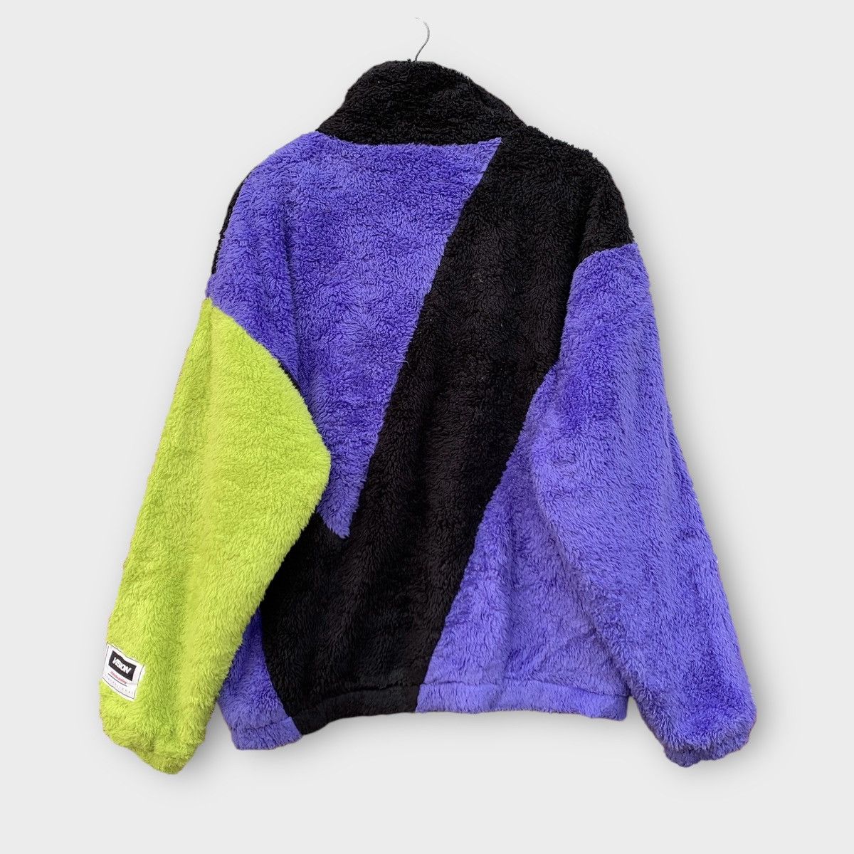 Vision street wear Fleece Sherpa Jacket Colour Block