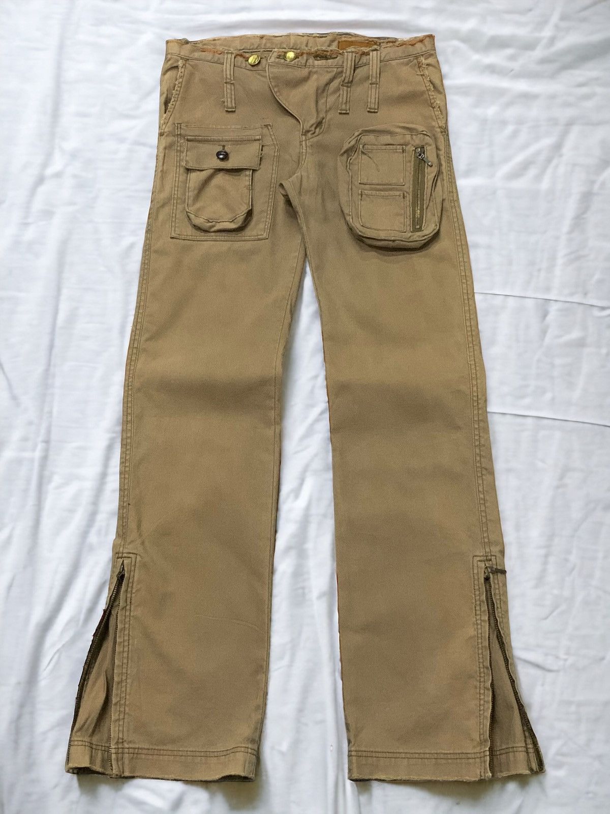 Edwin × Junya Watanabe LGB Style Edwin E Function Flared Multi Pocket Cargo Pants Size US 30 / EU 46 - 1 Thumbnail