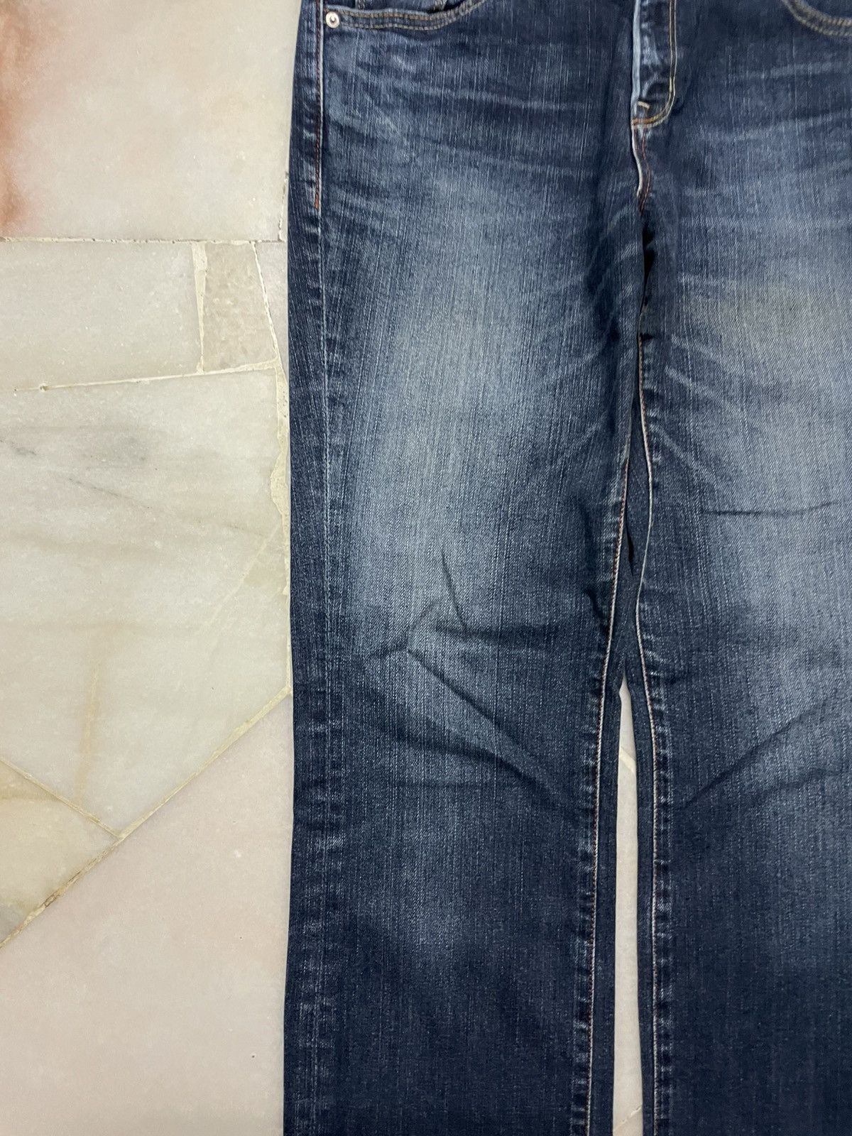 Japanese Brand 💥Flare💥Vintage Japanese Flared Jeans Mudwash Style Size 30" / US 8 / IT 44 - 3 Thumbnail