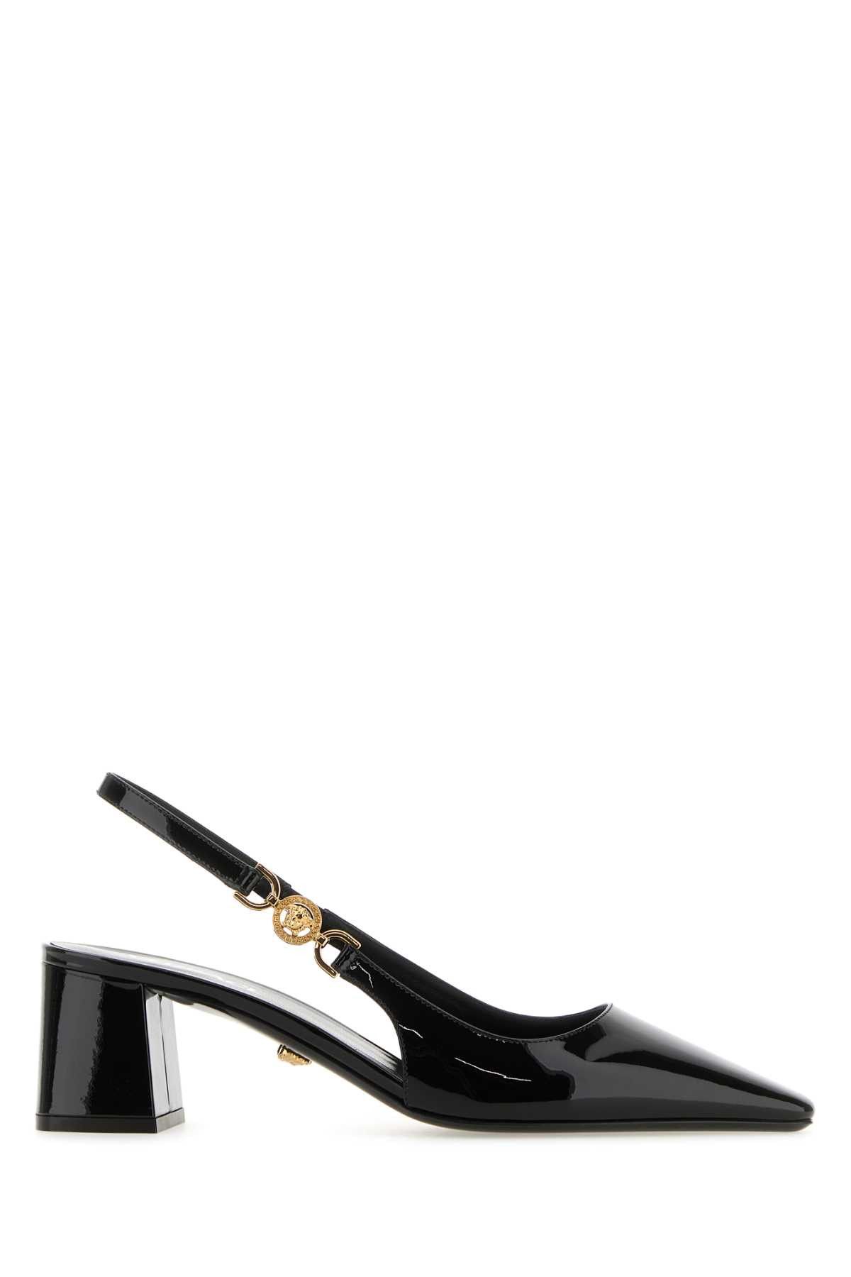 image of Versace Slippers in Black, Women's (Size 8)
