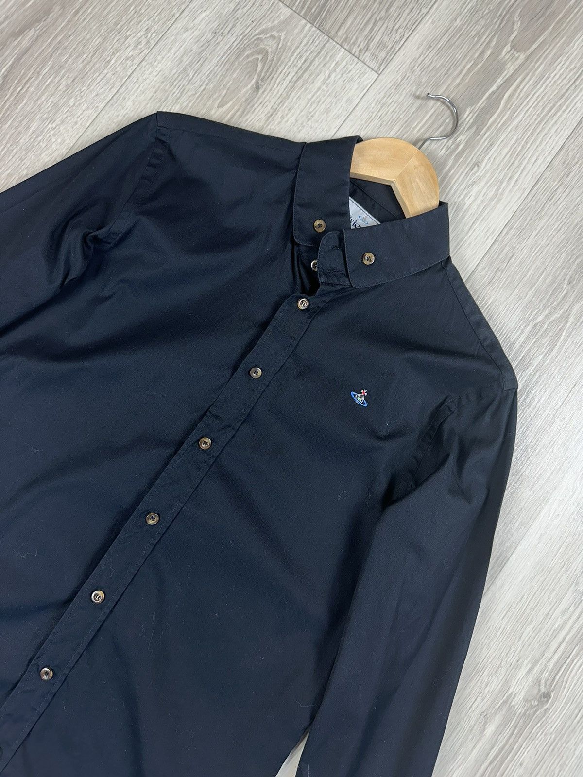 Vivienne Westwood Vivienne Westwood Black Shirt Button Ups Men’s Size 48 Size US M / EU 48-50 / 2 - 2 Thumbnail