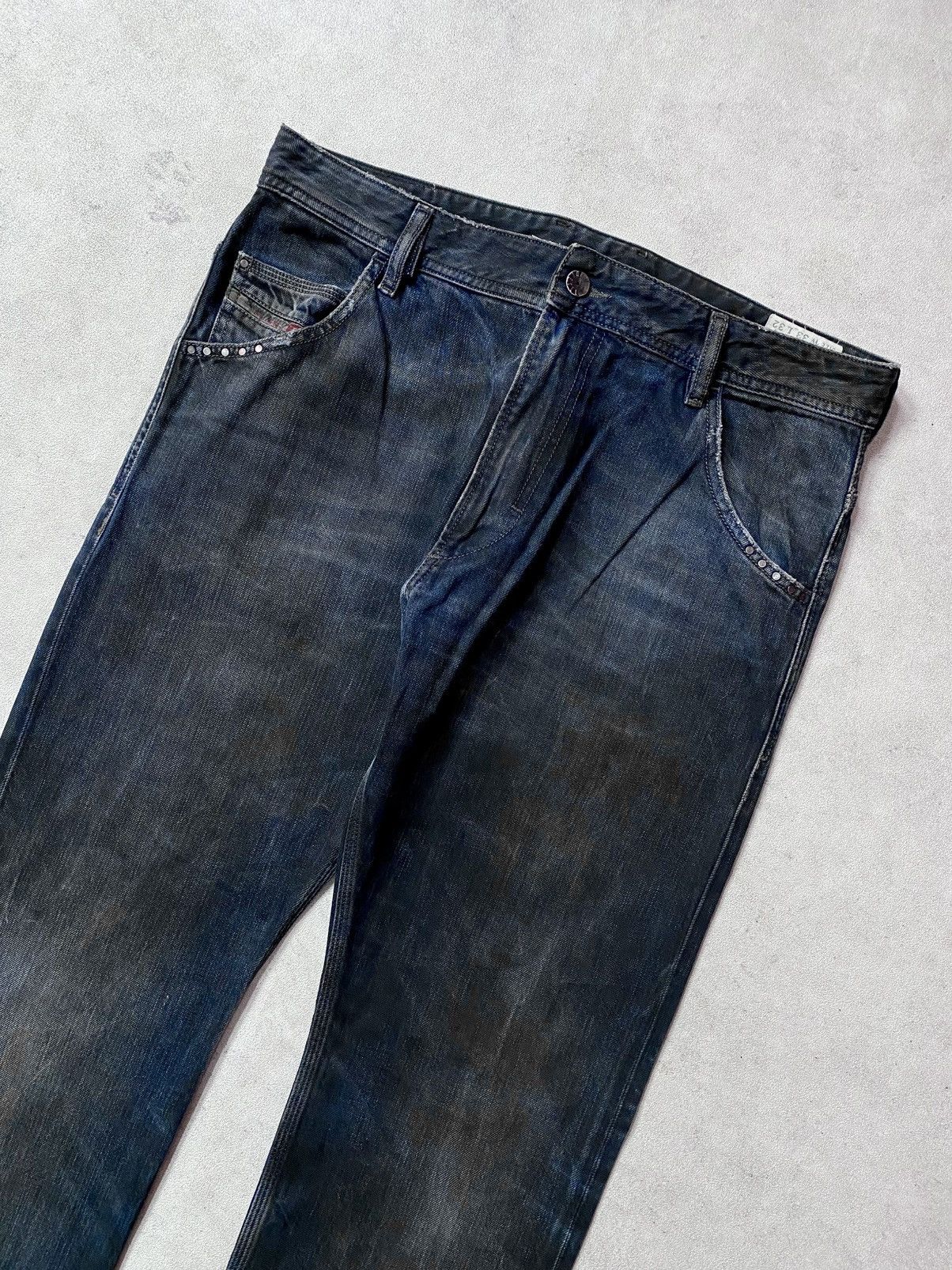 Diesel RARE Diesel Krooley Denim Regular Slim Carrot Size US 33 - 11 Thumbnail