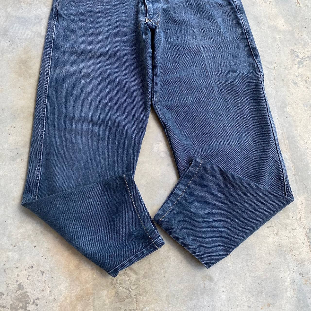 Marithe + Francois Girbaud VINTAGE 90S M.FRANCOIS GIRBAUD BAGGY FADED BLACK TALON ZIP Size US 31 - 12 Thumbnail