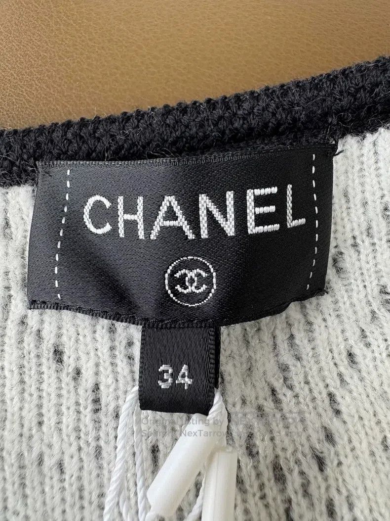 Chanel Chanel 21B black and gray snowflake cashmere medium and lo Size XXS / US 00 / IT 34 - 6 Thumbnail