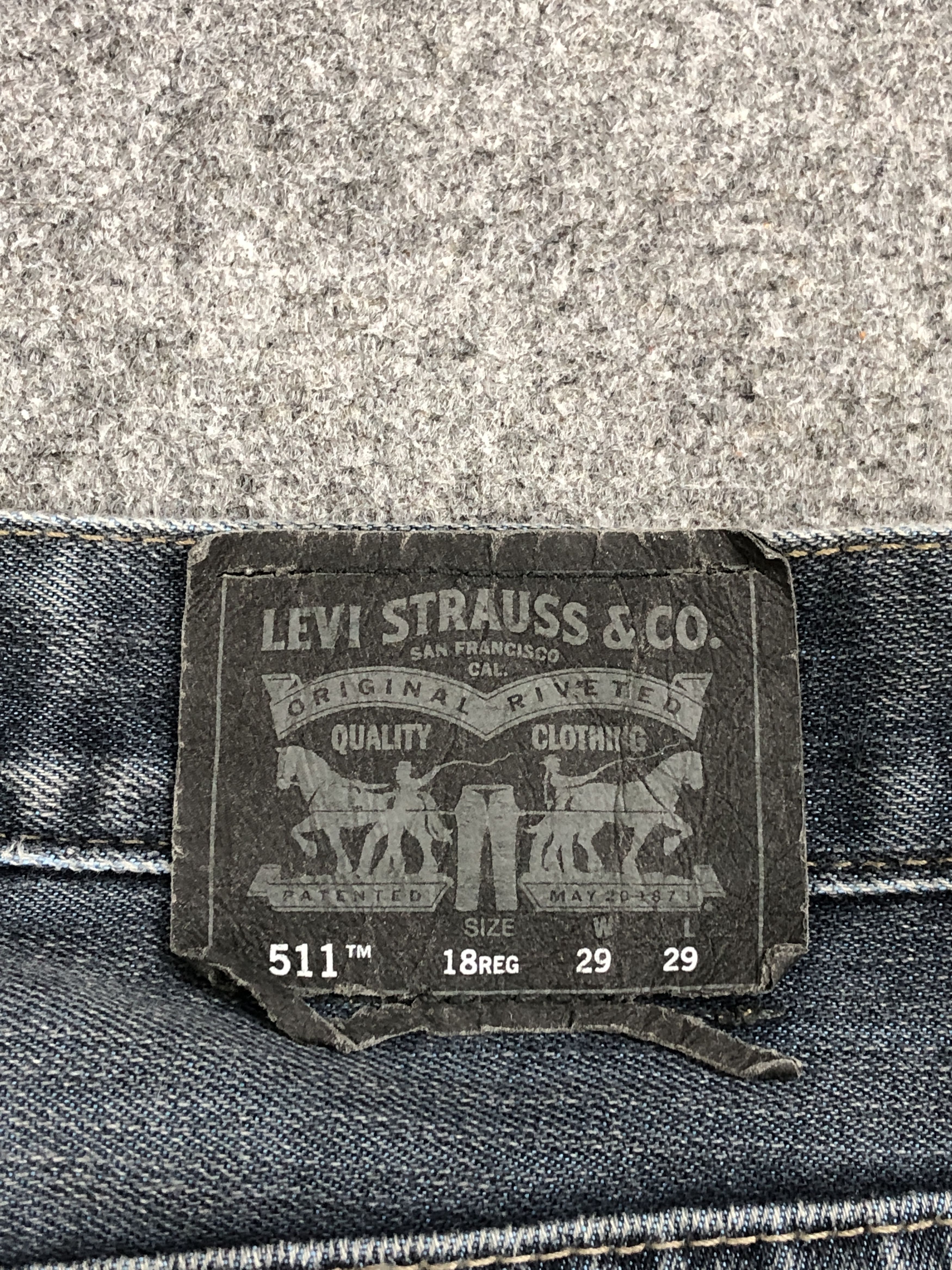 Levi's Vintage Levis 511 Skinny Jeans DP2472 Size US 29 - 5 Thumbnail