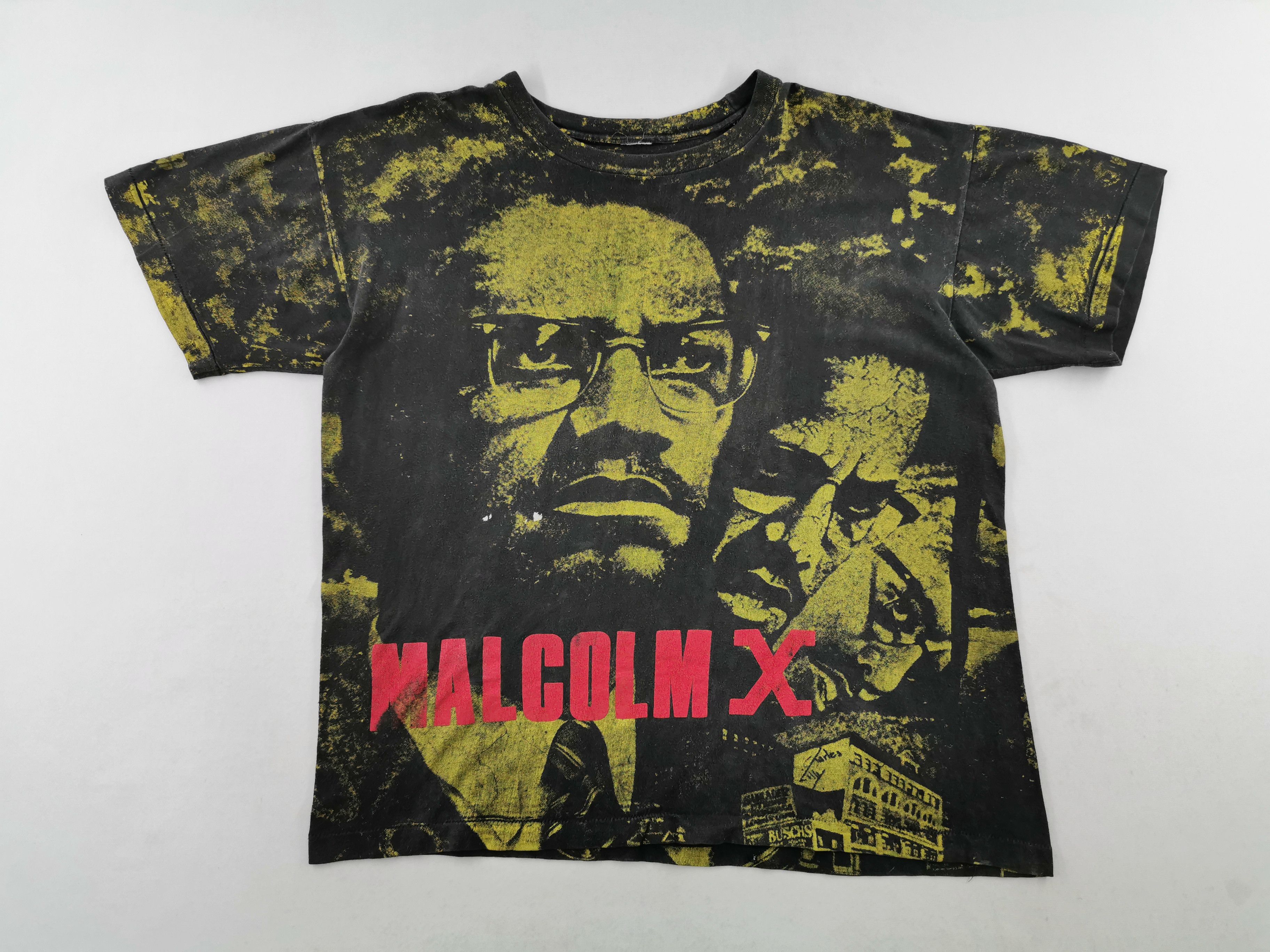 Other Distressed Shirt Vintage 90s Malcolm X Tees T Shirt Size XL Size US XL / EU 56 / 4 - 1 Thumbnail