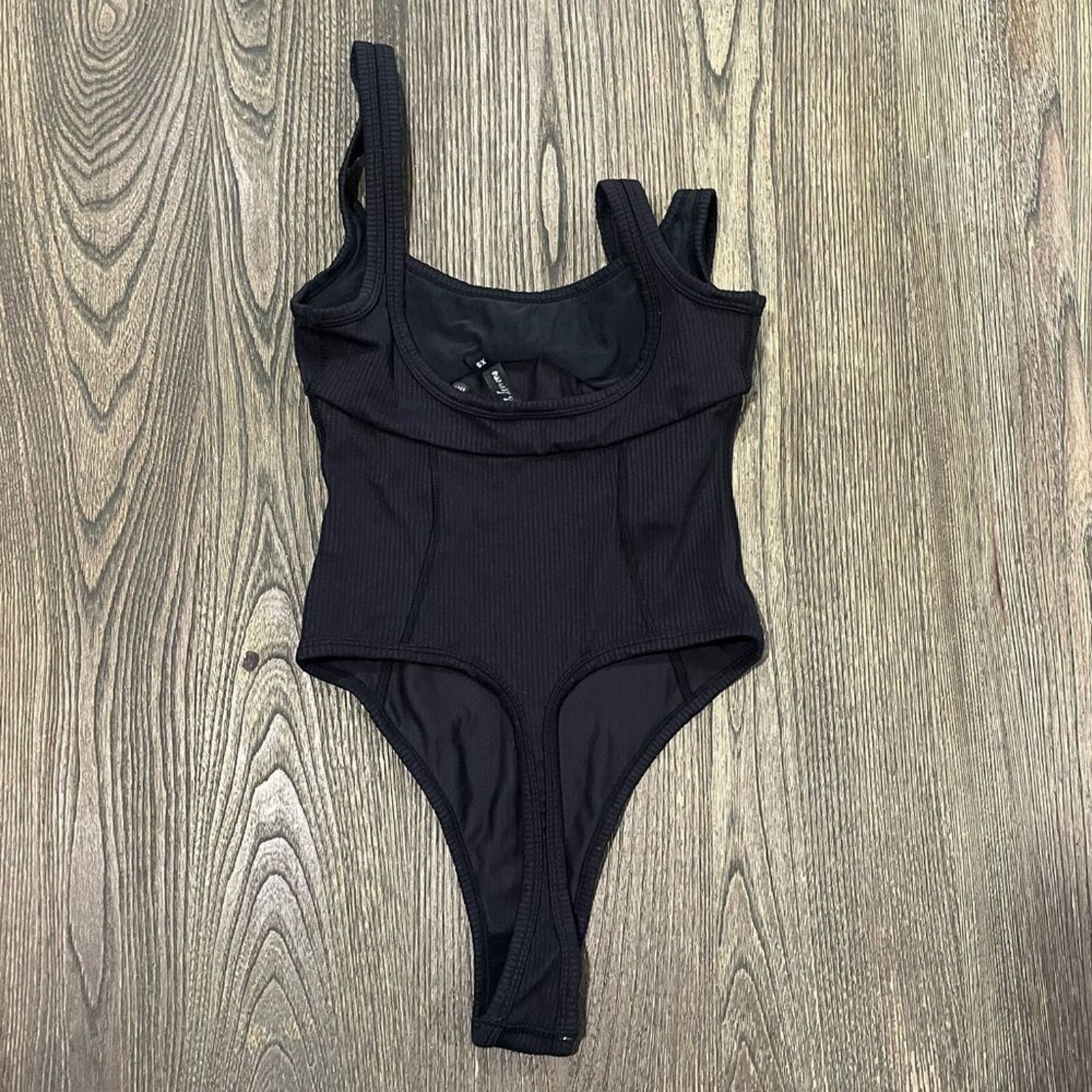 Vintage NWOT For Love And Lemons Scoop Neck Bathing Suit Stretch XS Size ONE SIZE - 5 Thumbnail