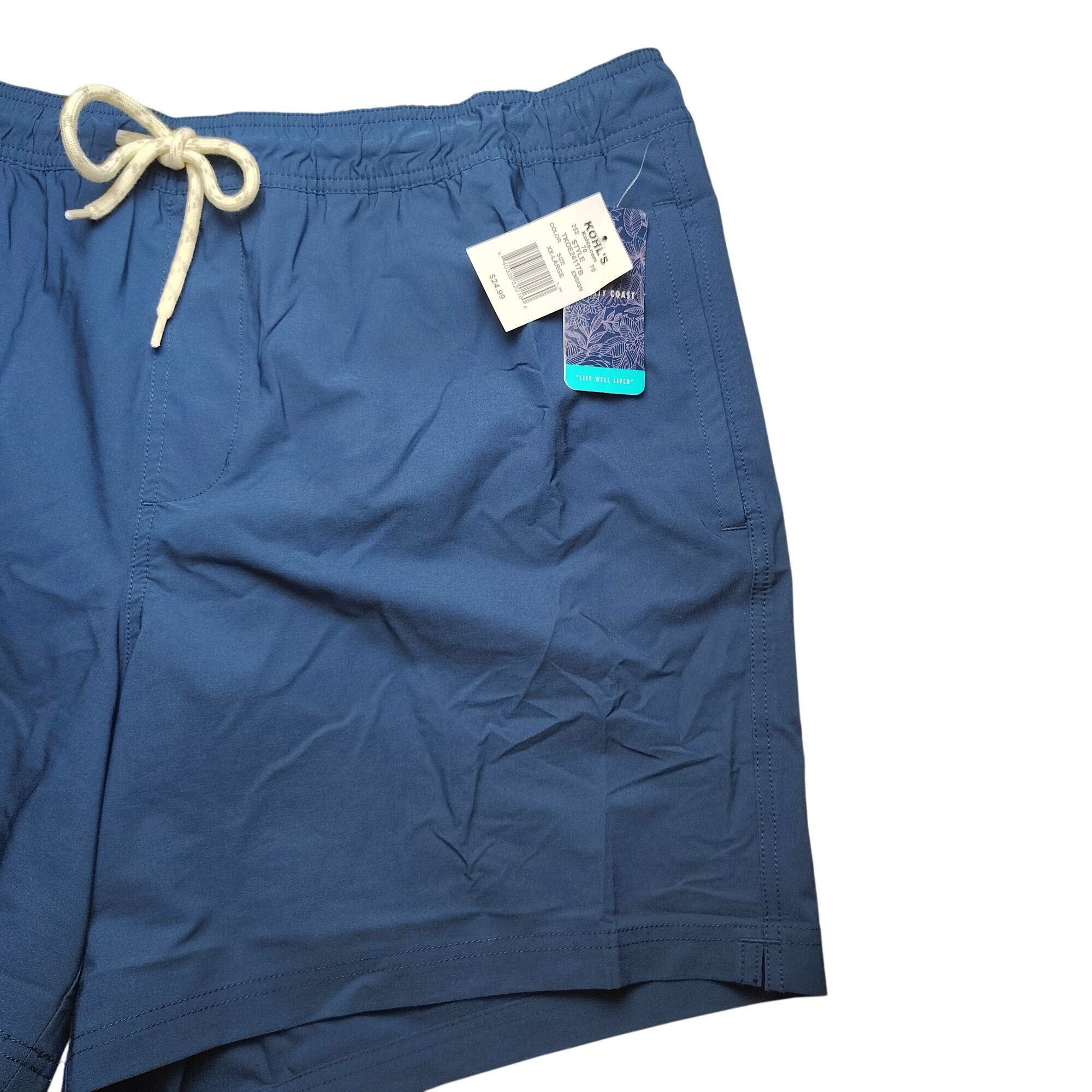 Other Trinity Coast Mens XXL Blue Swim Trunks with Side Pockets an Size US 42 / EU 58 - 5 Thumbnail
