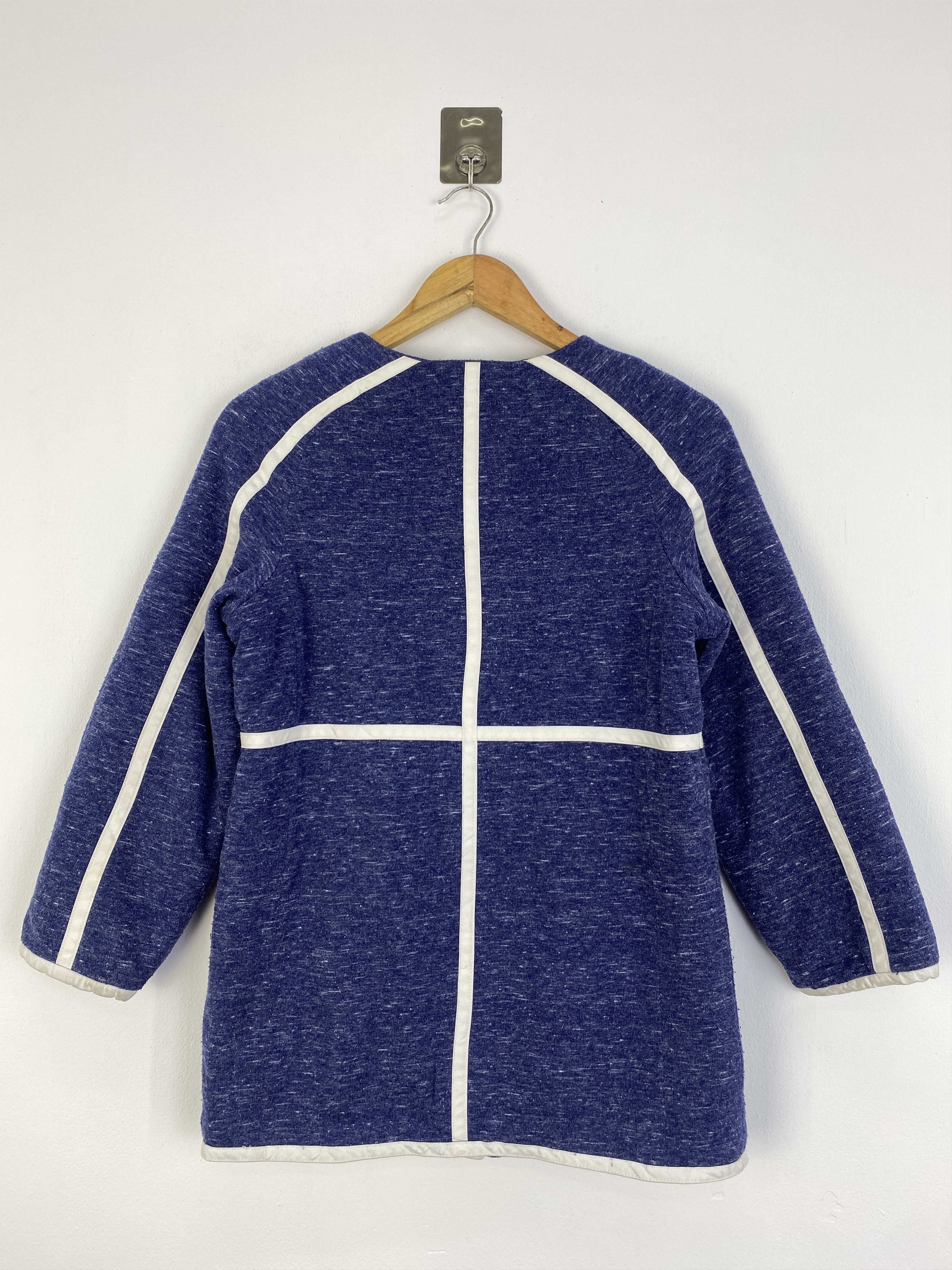 Tommy Hilfiger Vtg Tommy Hilfiger Knit Blazers with white trim JA0192 Size US M / EU 48-50 / 2 - 2 Thumbnail