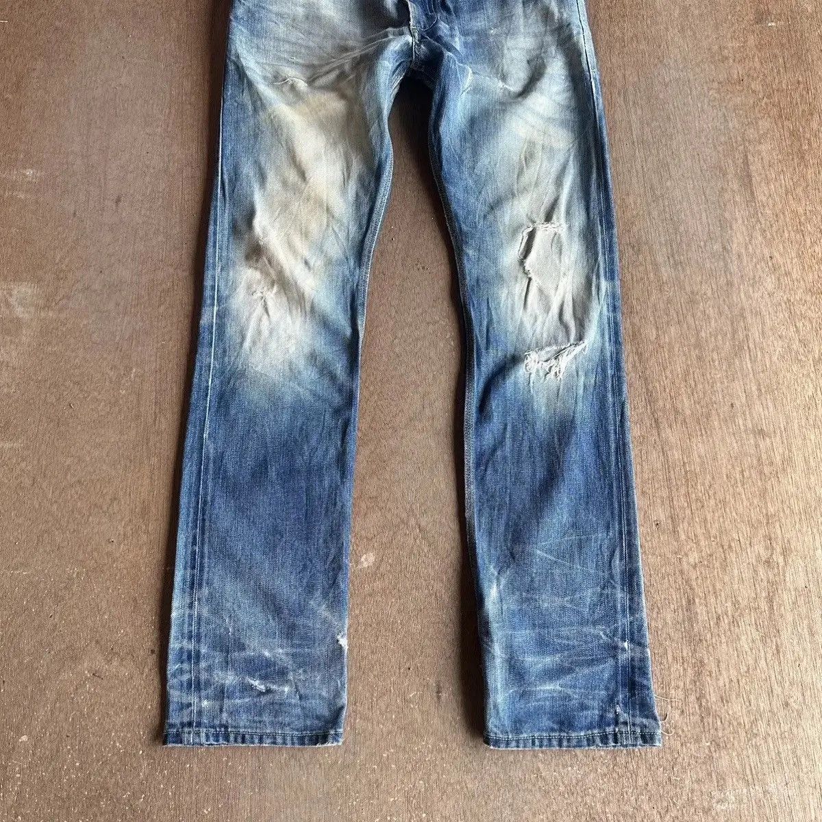 Diesel SUPER SICKS ‼️Vintage DIESEL Jeans Selvedge Distressed Denim Size US 30 / EU 46 - 5 Thumbnail