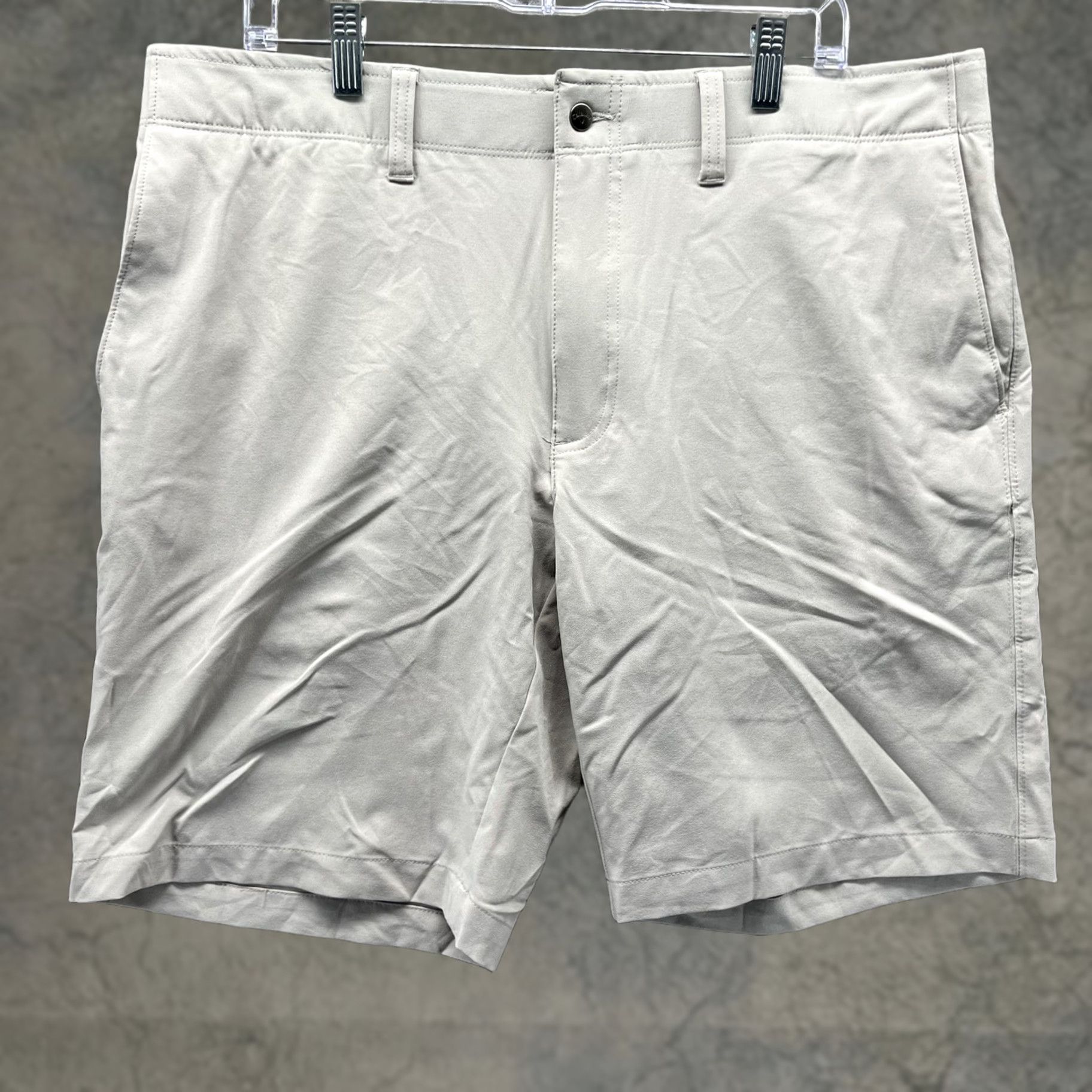 Callaway Callaway Shorts Mens 38 Beige Golf Stretch Flat Front Chino Performance Pocketed Size US 38 / EU 54 - 1 Thumbnail
