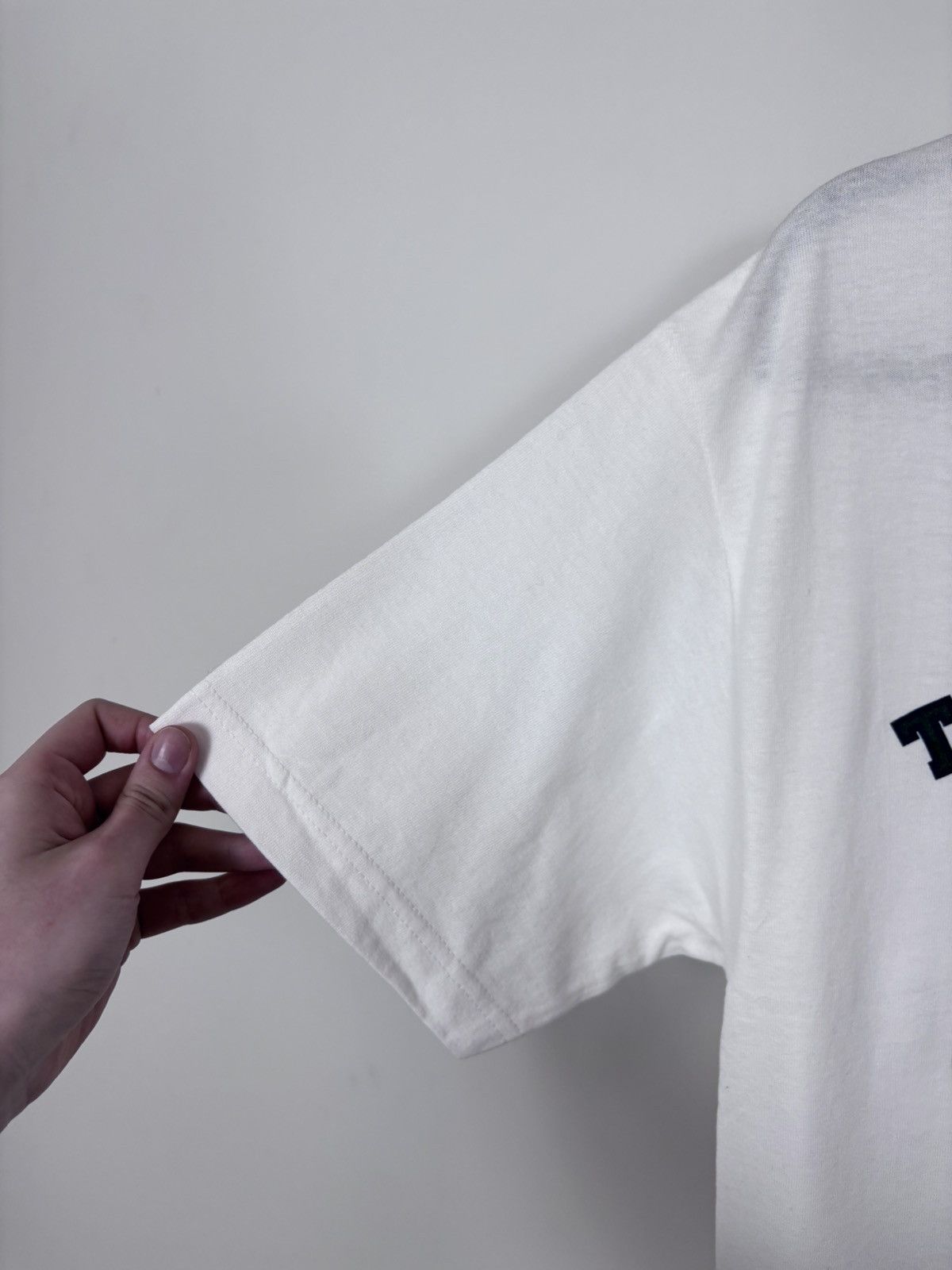 Vintage Vintage The Fulton School Eagles USA White Single Stitch Tee Size US M / EU 48-50 / 2 - 5 Thumbnail