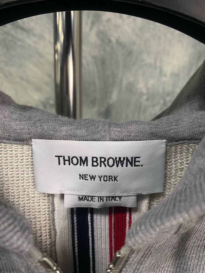 Thom Browne Thom Browne A trench coat with a hood Size US L / EU 52-54 / 3 - 4 Thumbnail