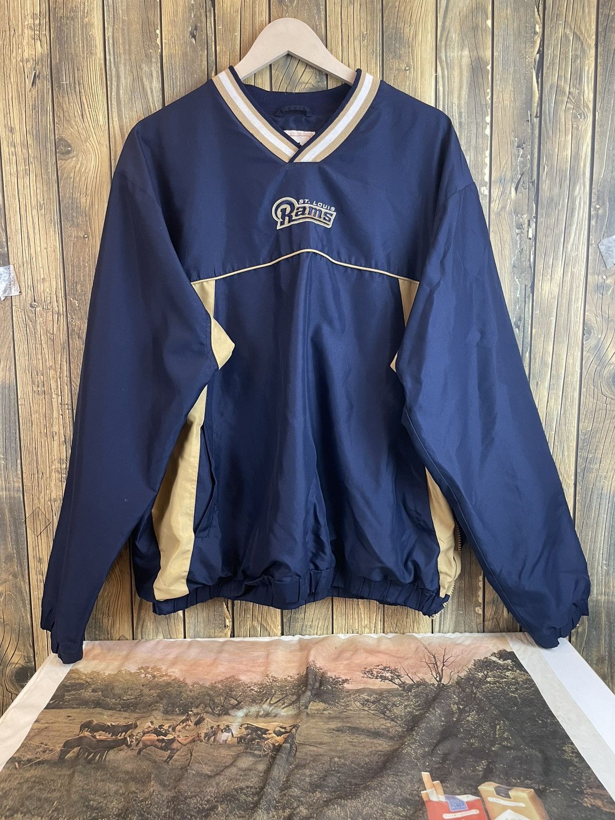 NFL × Starter × Vintage VINTAGE EMBROIDERED RAMS SWEATSHIRT Size US L / EU 52-54 / 3 - 8 Thumbnail