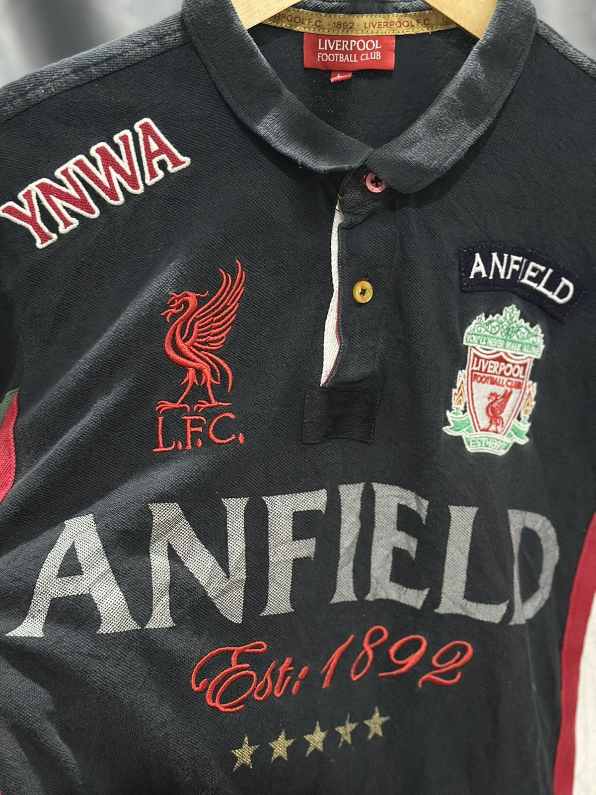 Other Liverpool Vintage Official Polo Shirt Size US L / EU 52-54 / 3 - 2 Thumbnail