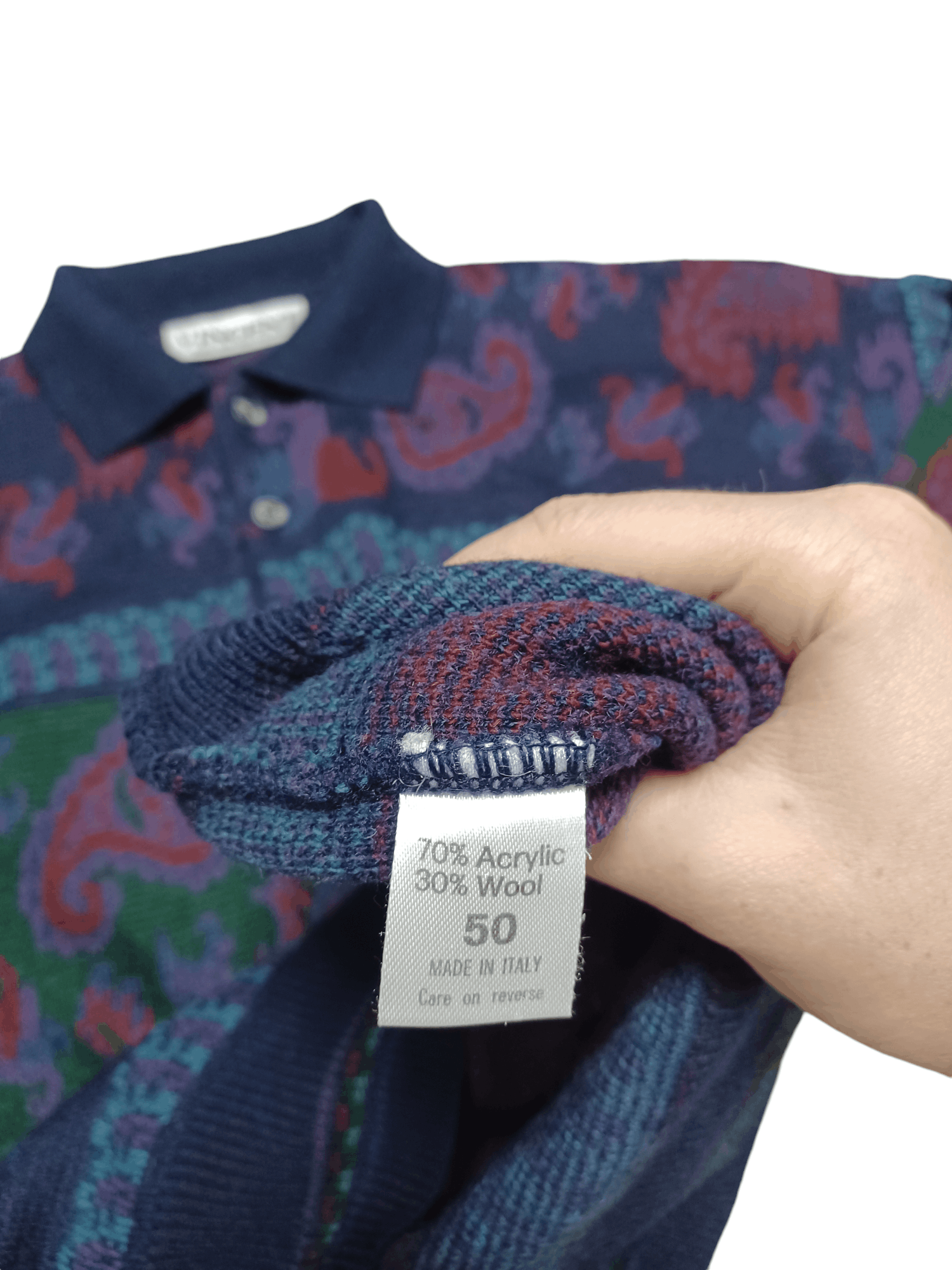 Other MADE IN ITALY 90S VINTAGE COOGI STYLE OLDMONEY 1/3 SWEATER Size US L / EU 52-54 / 3 - 4 Thumbnail