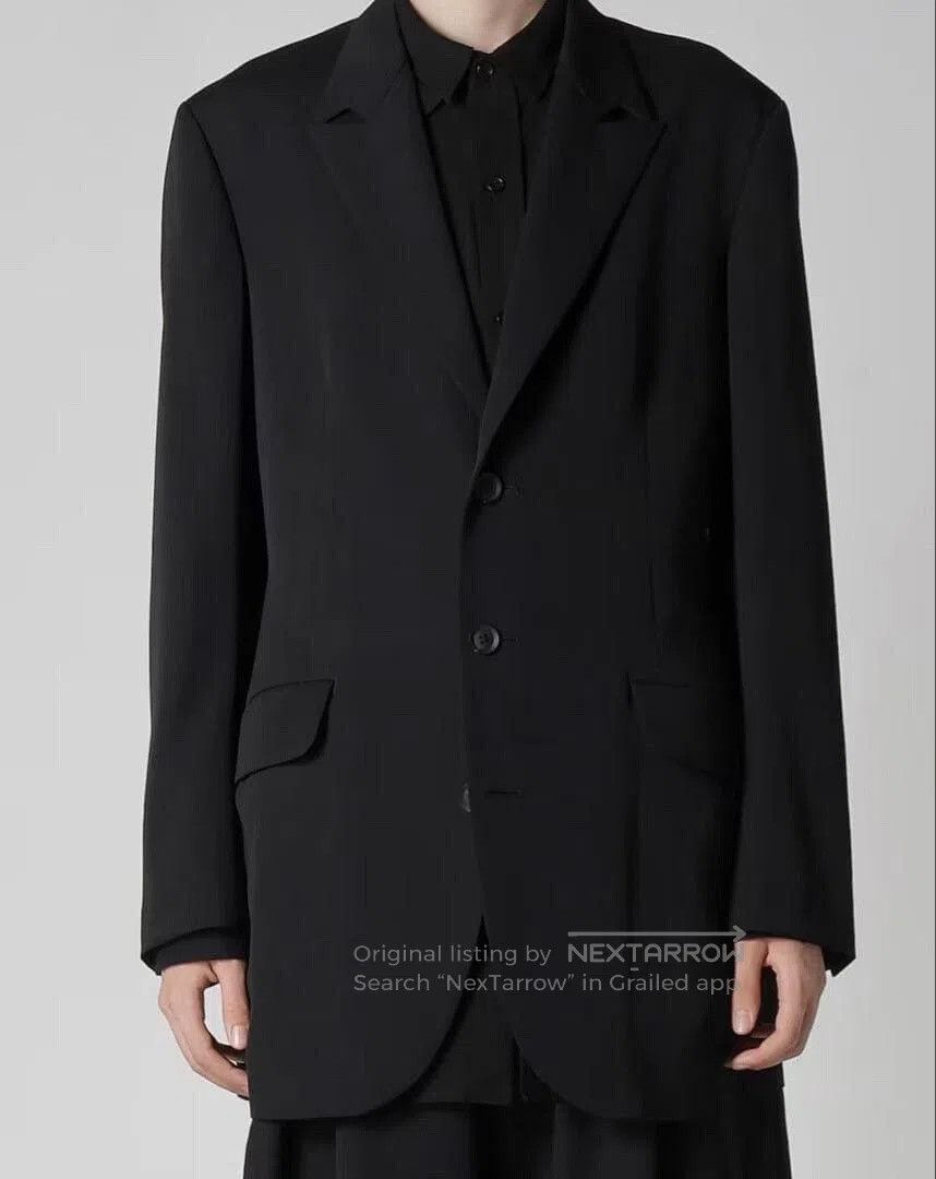 Yohji Yamamoto yohji yamamoto pour homme black wool blazer. Size US M / EU 48-50 / 2 - 8 Thumbnail