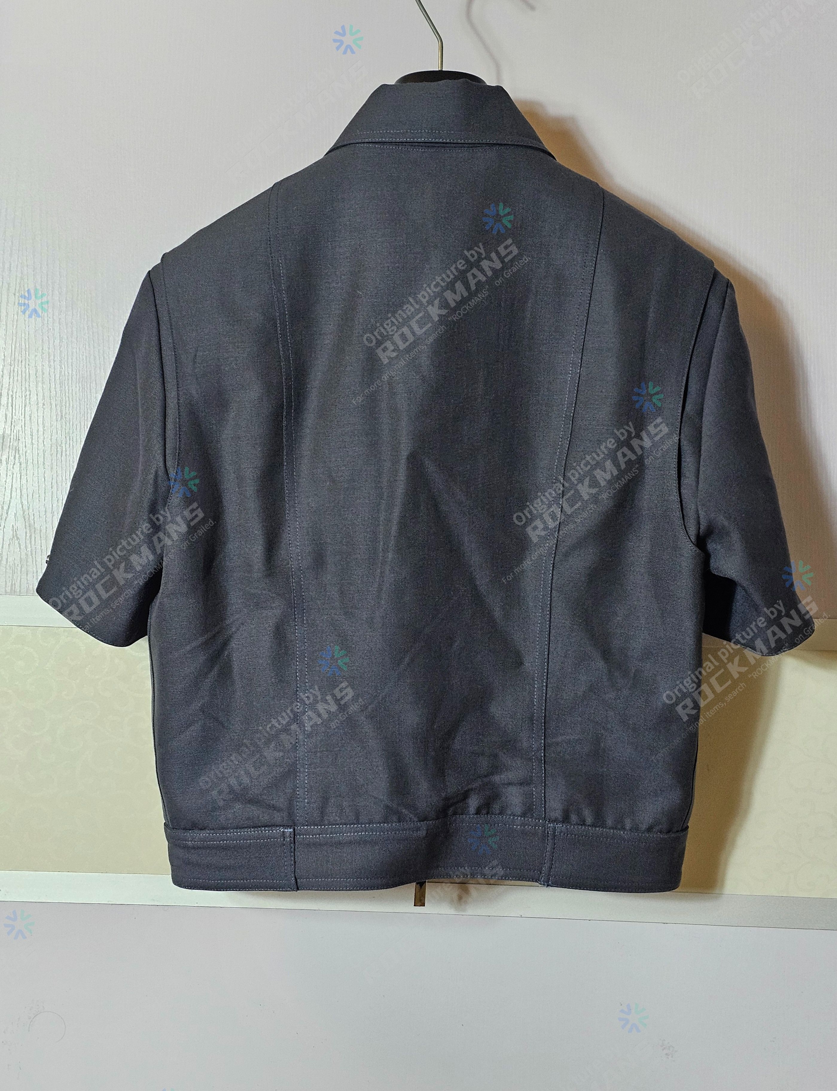Dior Dior Wool Short Sleeve Work Zip Jacket Size 48 Size US L / EU 52-54 / 3 - 3 Thumbnail