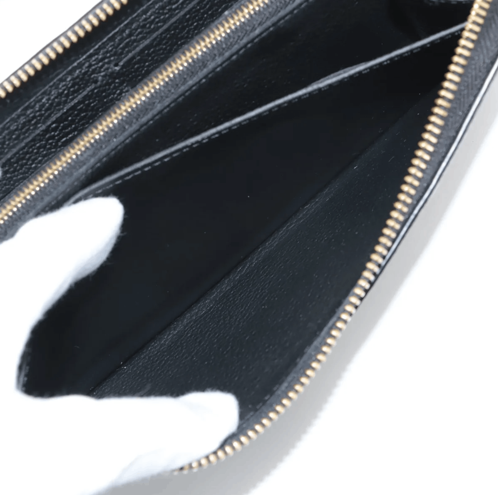 Louis Vuitton Louis Vuitton Clemence Zippy Wallet Noir, Cream Size ONE SIZE - 7 Thumbnail