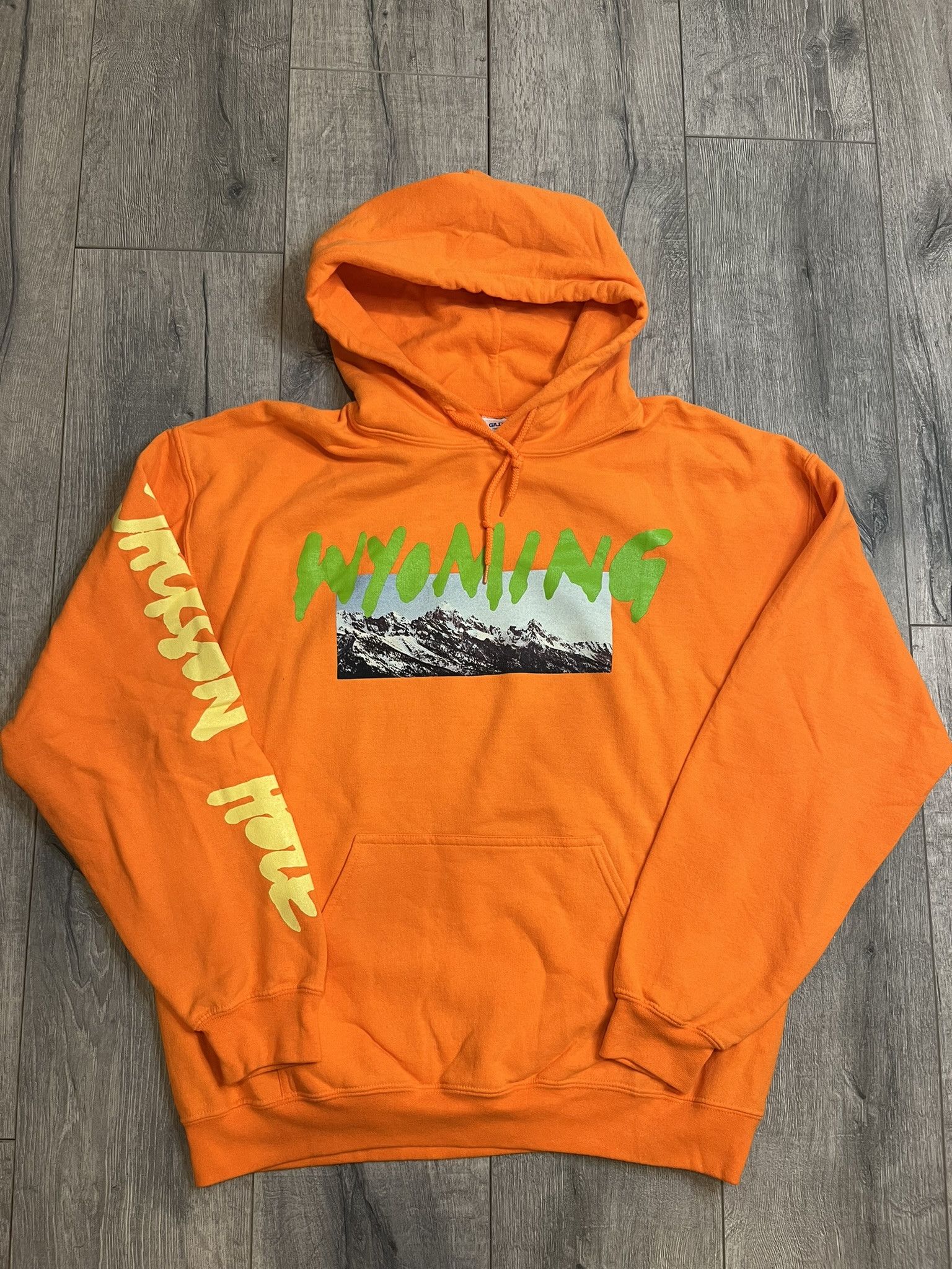 Orange Kanye West Hoodie Grailed