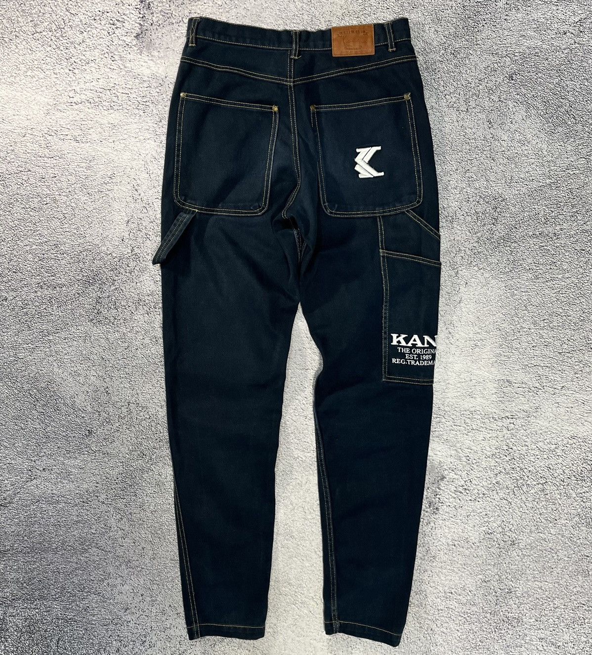 Karl Kani Vintage Karl Kani Carpenter Cargo Jeans Workwear Denim S Y2K Size US 30 / EU 46 - 1 Thumbnail