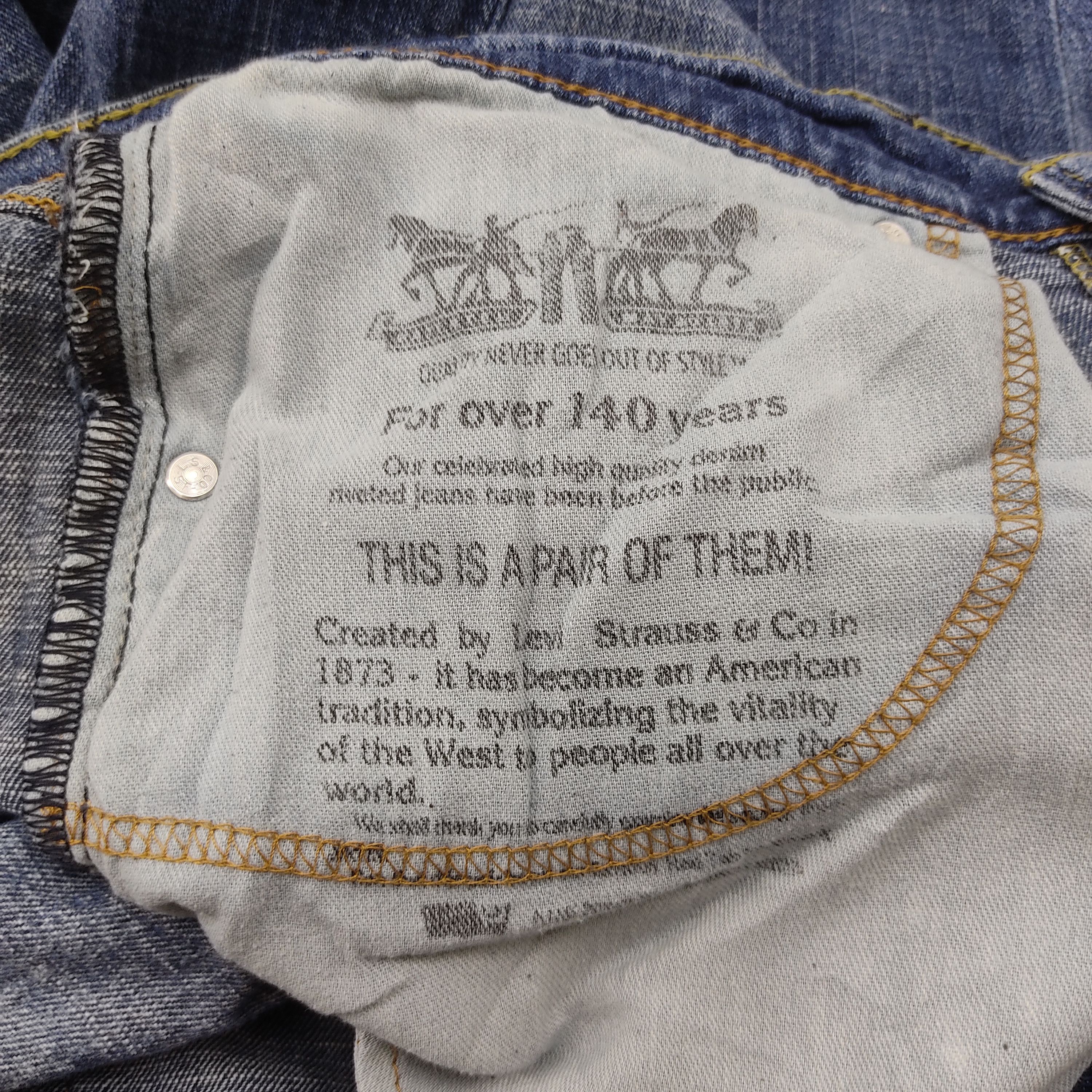 Levi's × Levi's Vintage Clothing × Vintage Vintage Levis 505 Jeans L130 Size US 34 / EU 50 - 11 Thumbnail