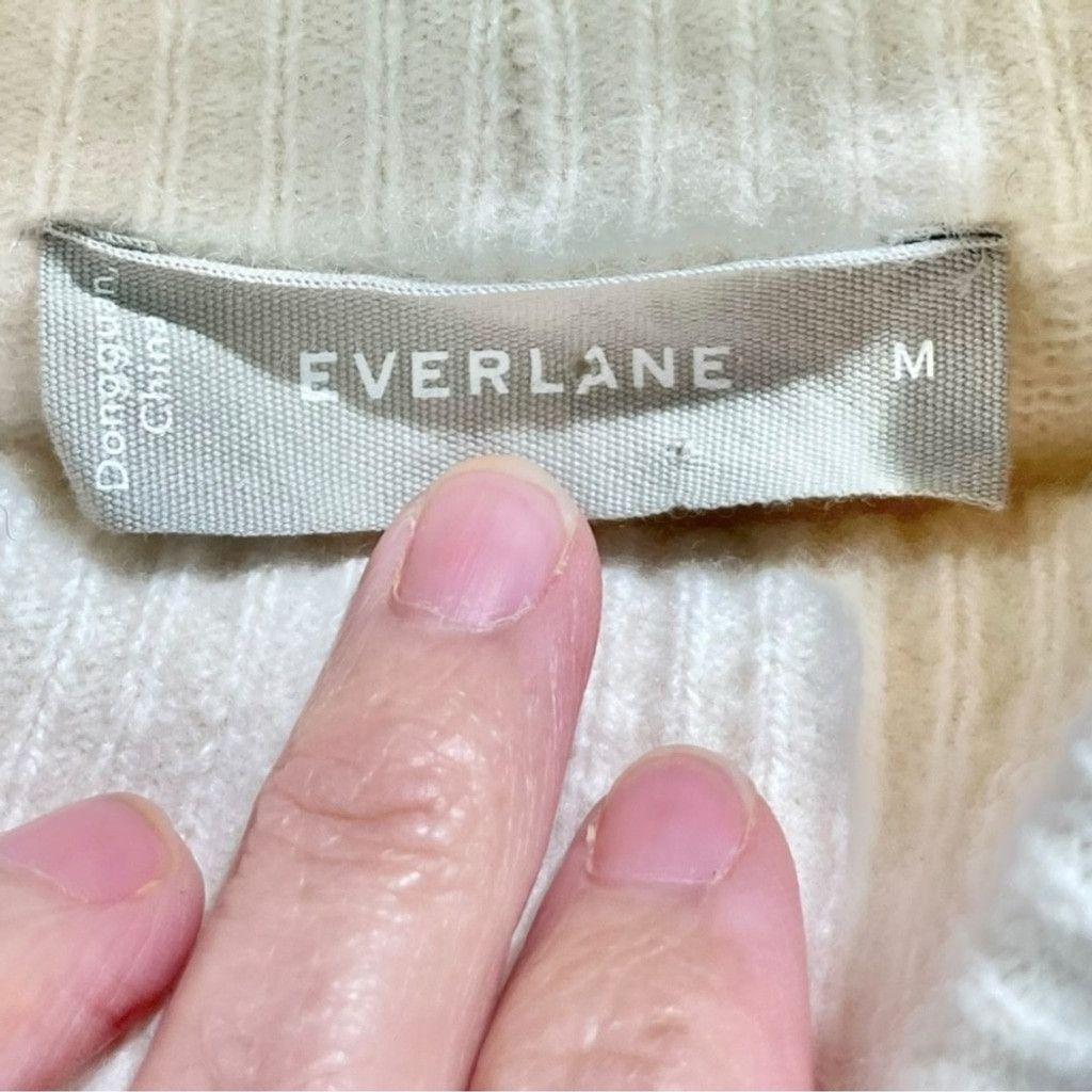 Everlane Everlane The Cozy Stretch Sweater Wool Yak Cream Sweater M Size M / US 6-8 / IT 42-44 - 7 Thumbnail