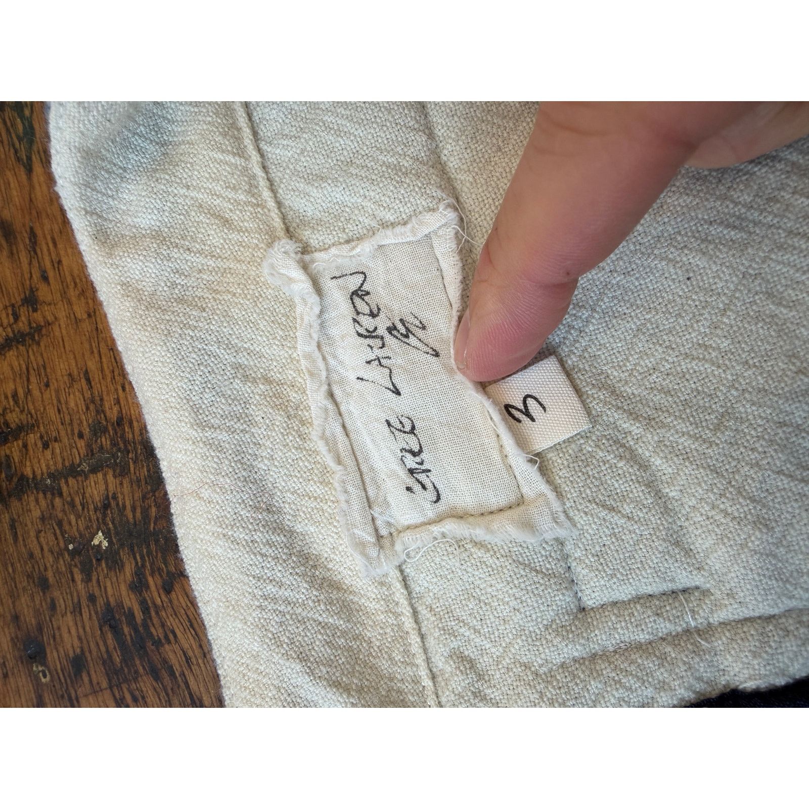 Greg Lauren Greg Lauren SAMPLE Blue Wool Twill GL Cargo Pants Size US 34 / EU 50 - 5 Thumbnail