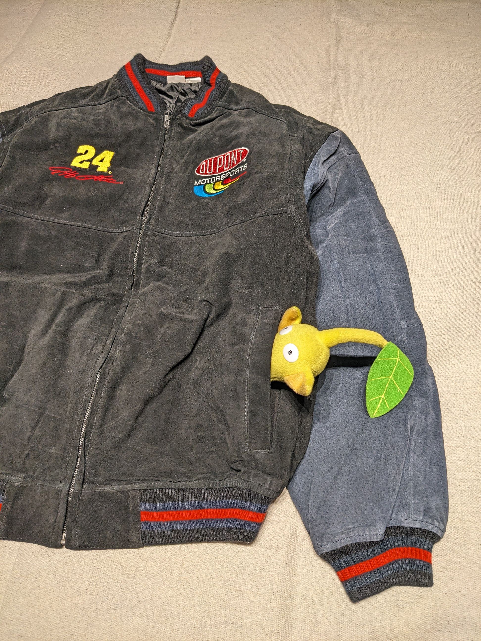 Winners Circle Suede Dupont Jeff Gordon Racing jacket mens L Size US L / EU 52-54 / 3 - 3 Thumbnail