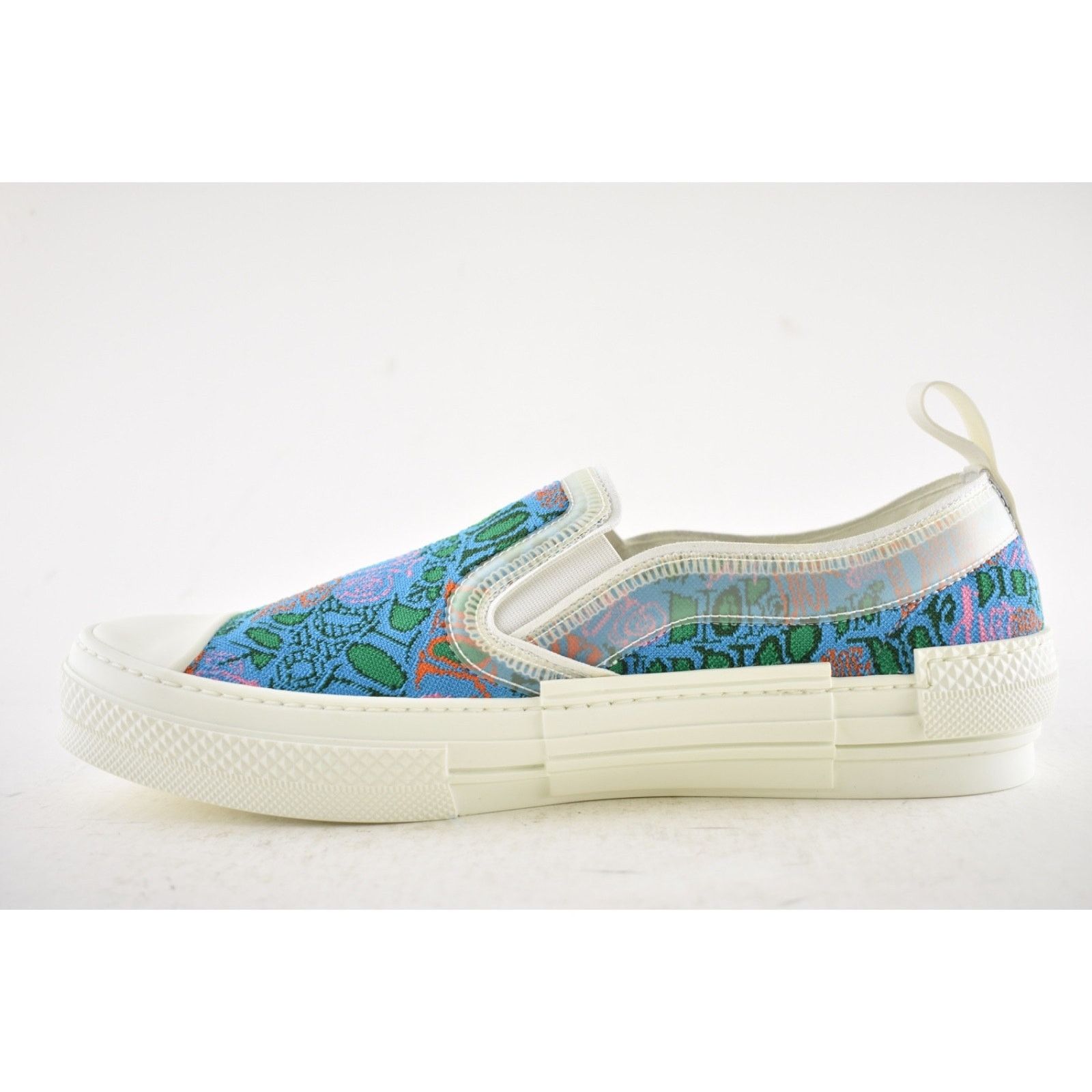 Dior Dior Mens Multicolor Logo Low Top Slip On Flat Sneaker 44 11 Size US 11 / EU 44 - 10 Thumbnail
