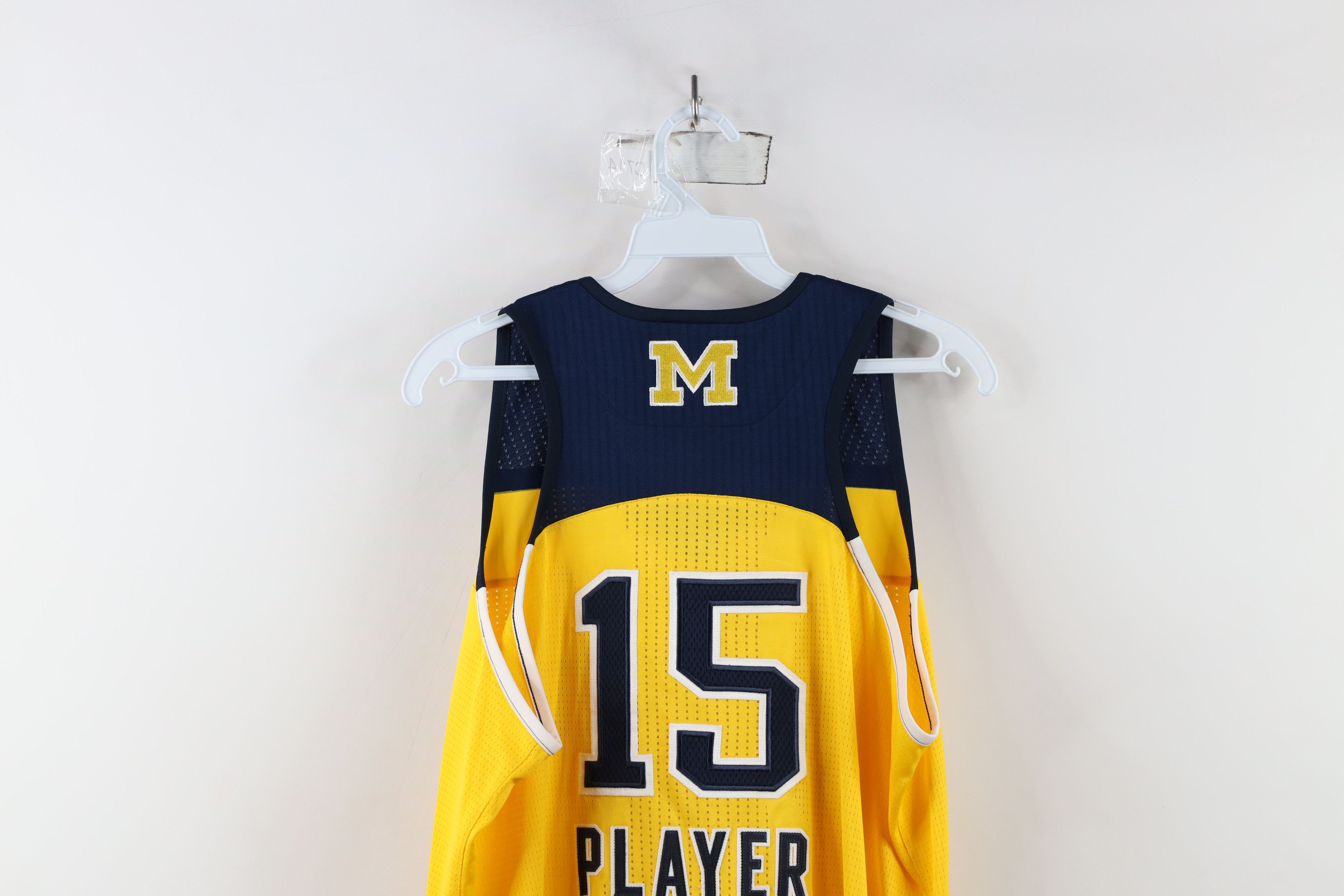 Adidas × Vintage New Sample Adidas University of Michigan Basketball Jersey Size US L / EU 52-54 / 3 - 15 Thumbnail