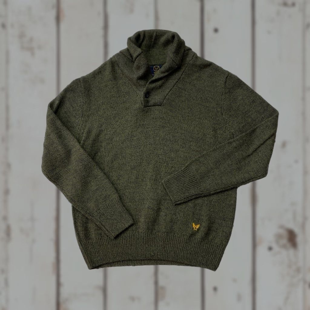 Avirex VINTAGE AVIREX Military Knit Sweater Olive Italy Made Men's Large Size US M / EU 48-50 / 2 - 1 Thumbnail