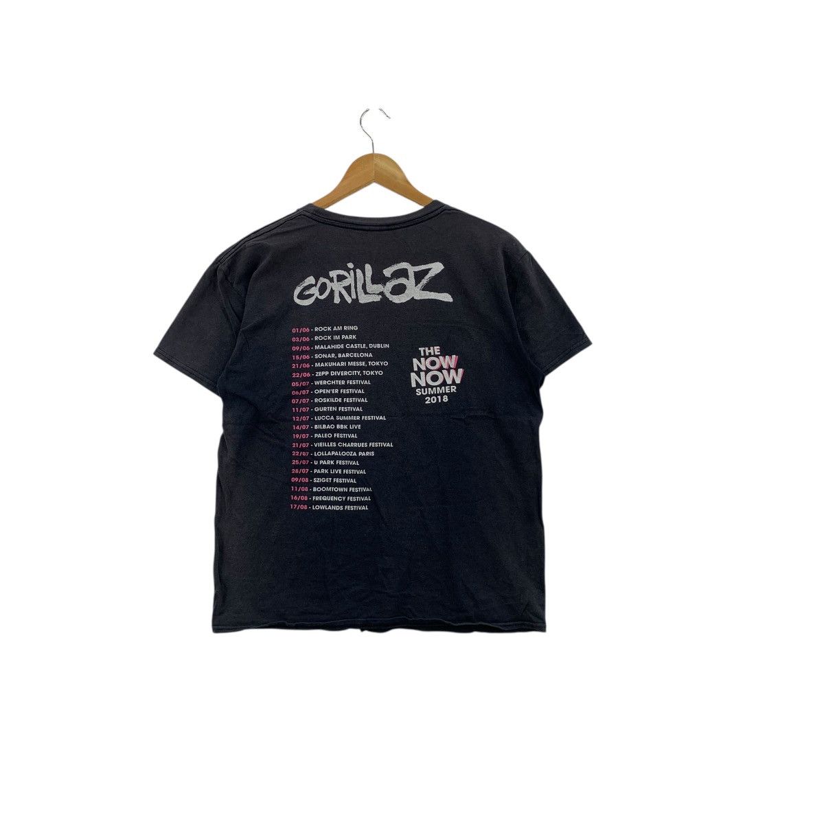 Band Tees GORILLAZ 2-D Damon Albarn 2018 Now Tour Tee Shirt Top Band Size US M / EU 48-50 / 2 - 4 Thumbnail