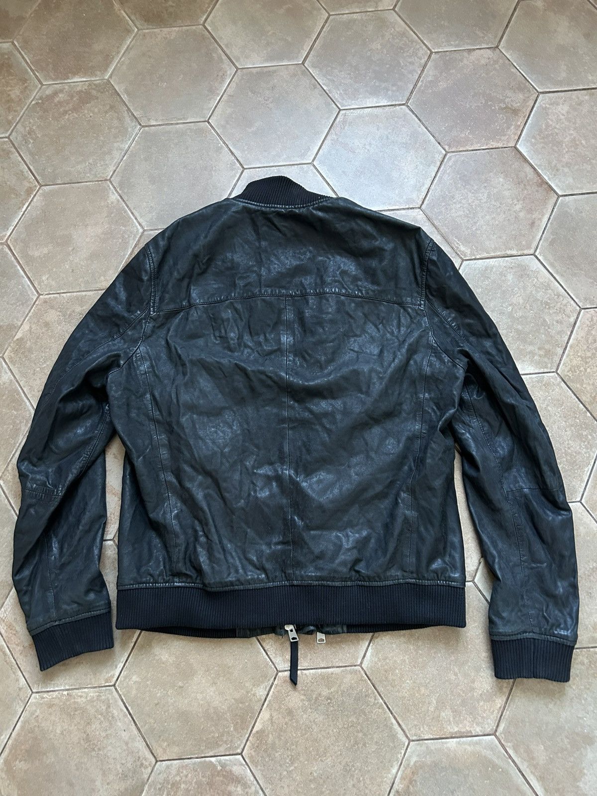 Allsaints All Saints Leather Jacket Biker Black Size US L / EU 52-54 / 3 - 8 Thumbnail