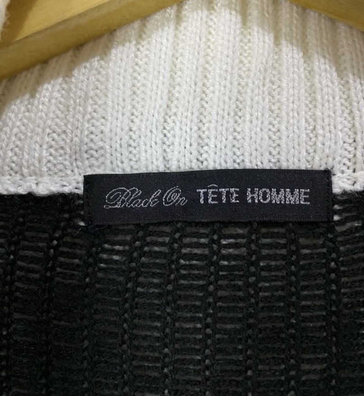 Issey Miyake × Japanese Brand × Tete Homme 🔥Tete Homme By Issey Miyake Knitwear Size US M / EU 48-50 / 2 - 4 Thumbnail