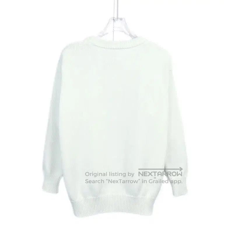 Loewe Loewe White Cotton Long Sleeve Sweatshirt . Size XS / US 0-2 / IT 36-38 - 2 Thumbnail