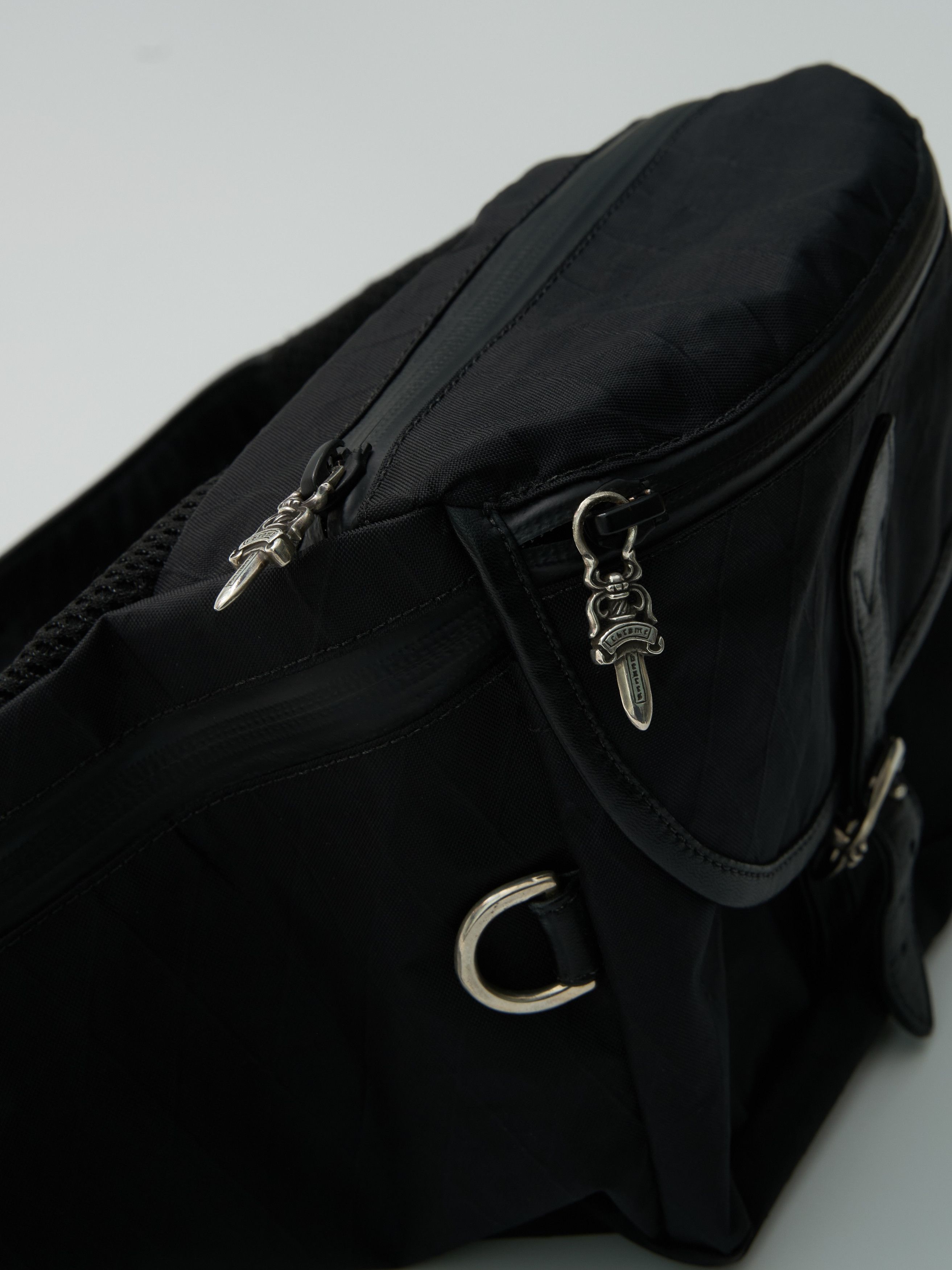 CHROME HEARTS SNAT PACK XPAC NYLON MESH BAG BLACK