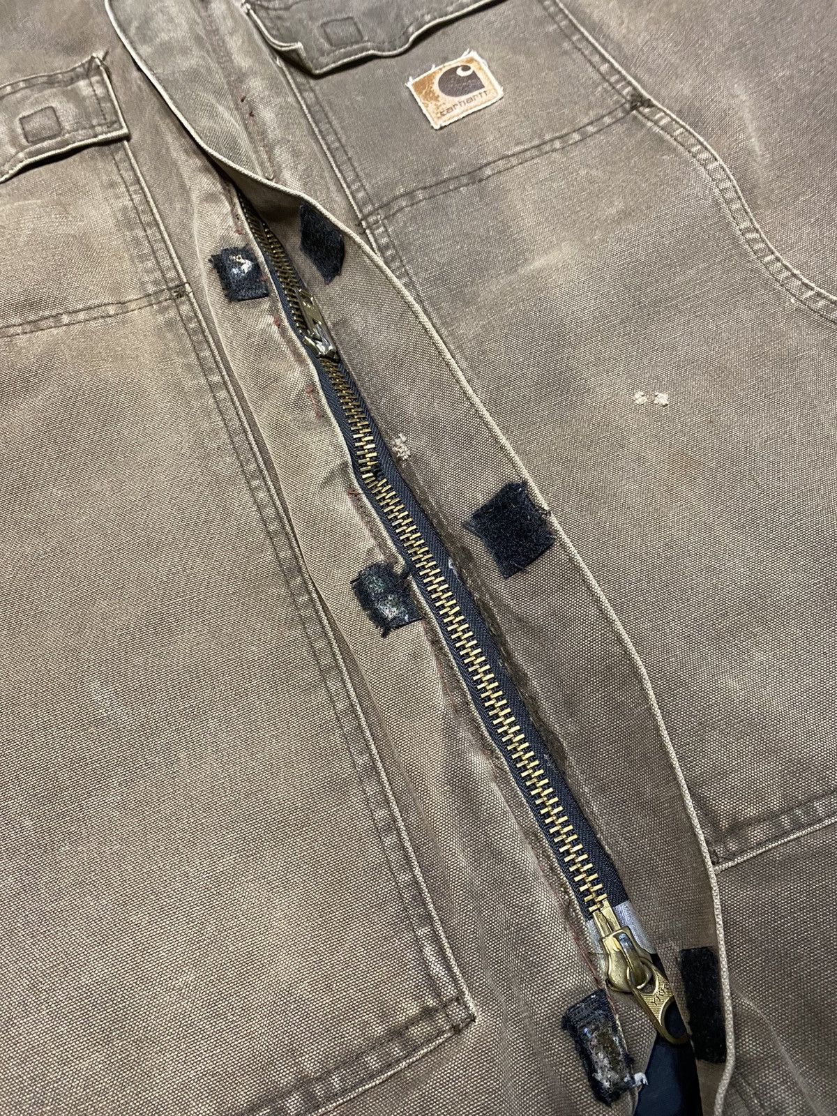 Carhartt × Vintage Vintage Carhartt Arctic Faded Brown Insulated Work Jacket Size US XL / EU 56 / 4 - 5 Thumbnail