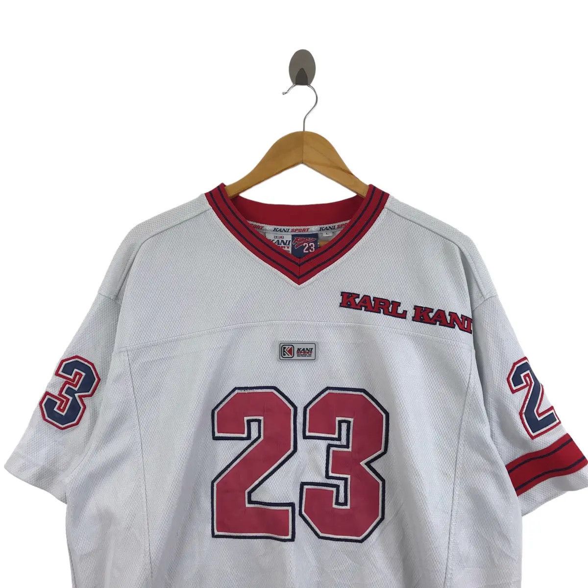 Karl Kani Vtg KARL KANI Jordan 23 Basketball Hip Hop Rap Jersey Size US L / EU 52-54 / 3 - 3 Thumbnail