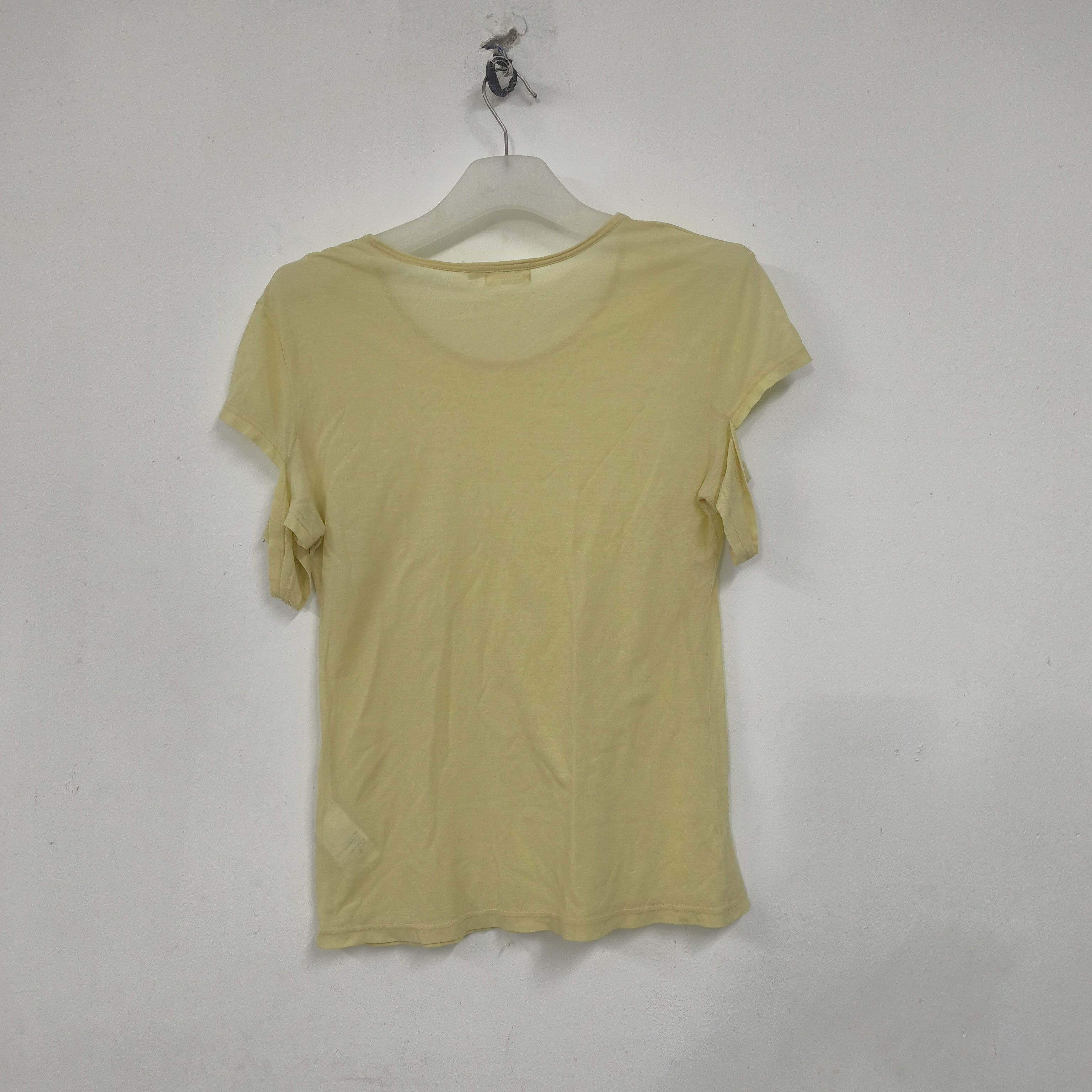 Helmut Lang Helmut Lang SS98 Slashed Sleeve Sheer Tee - Size M Size M / US 6-8 / IT 42-44 - 2 Thumbnail