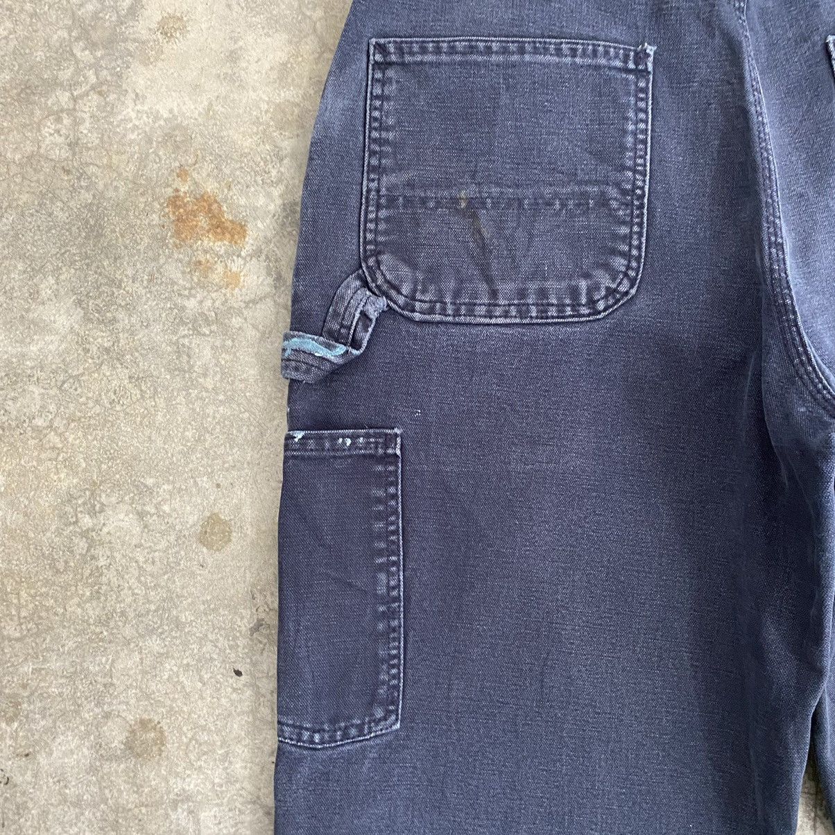 Carhartt VTG Carhartt Faded Midnight Blue Ripped Carpenter Pants Size US 33 - 21 Thumbnail