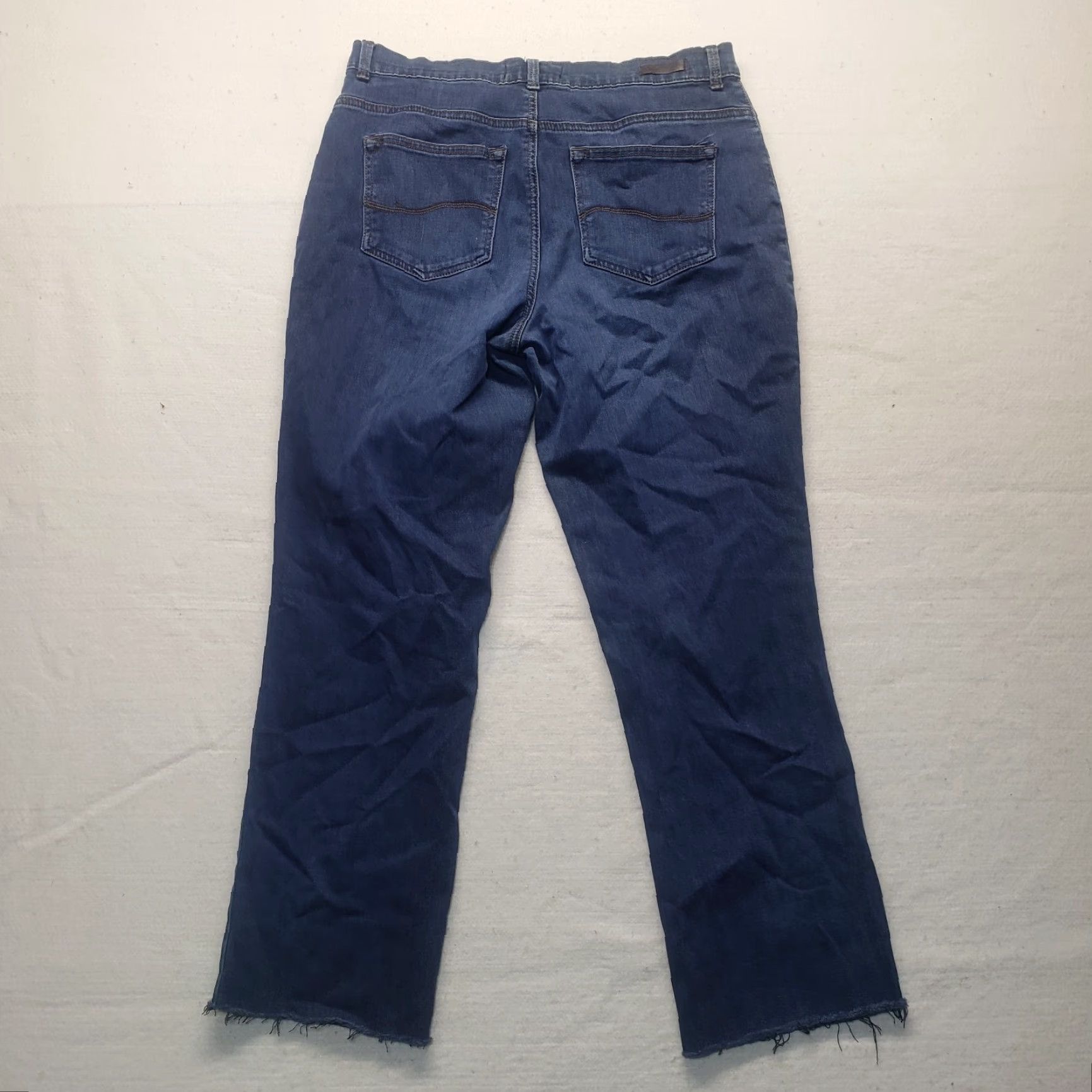 Lee Lee Jeans Pants Women's M Medium Stretch Blue Denim Cotton / spandex Relaxed Classic 10 Size 32" / US 10 / IT 46 - 6 Thumbnail